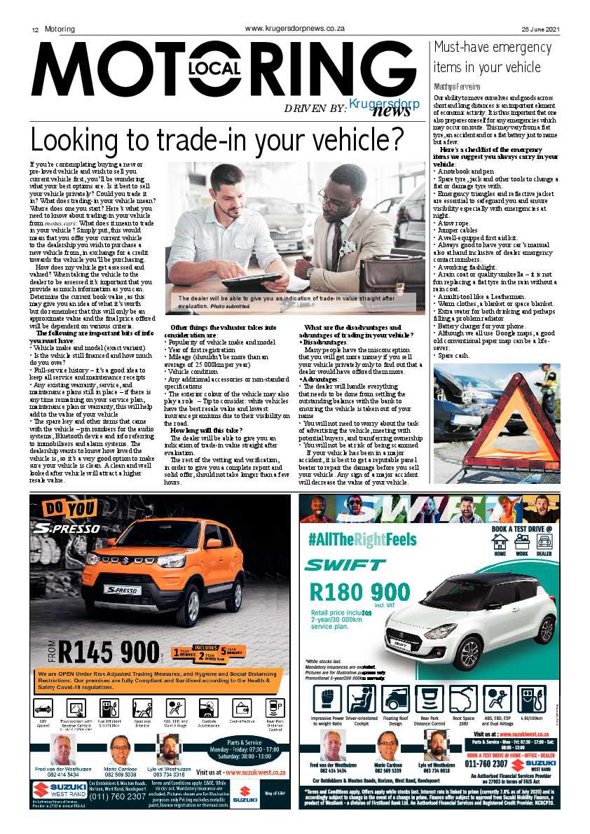 Krugersdorp News 25 June 2021 page 12