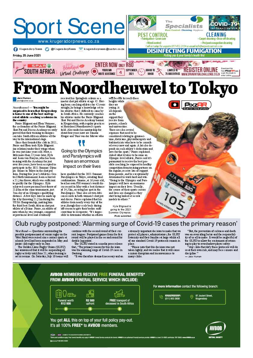 Krugersdorp News 25 June 2021 page 20