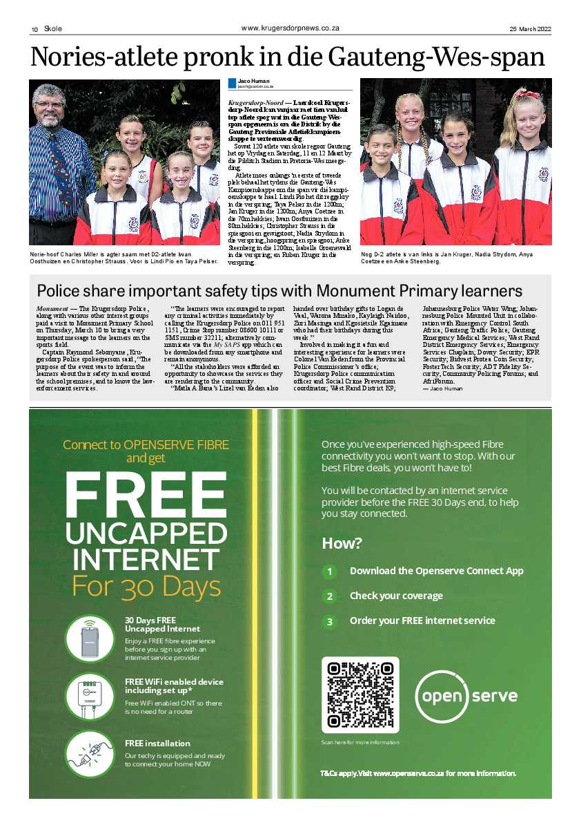 Krugersdorp News 25 March 2022 page 10