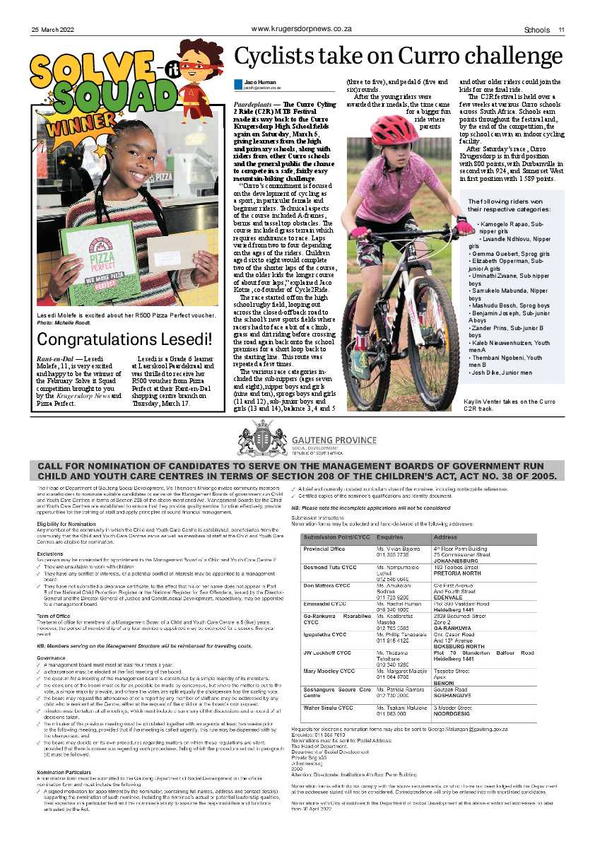 Krugersdorp News 25 March 2022 page 11