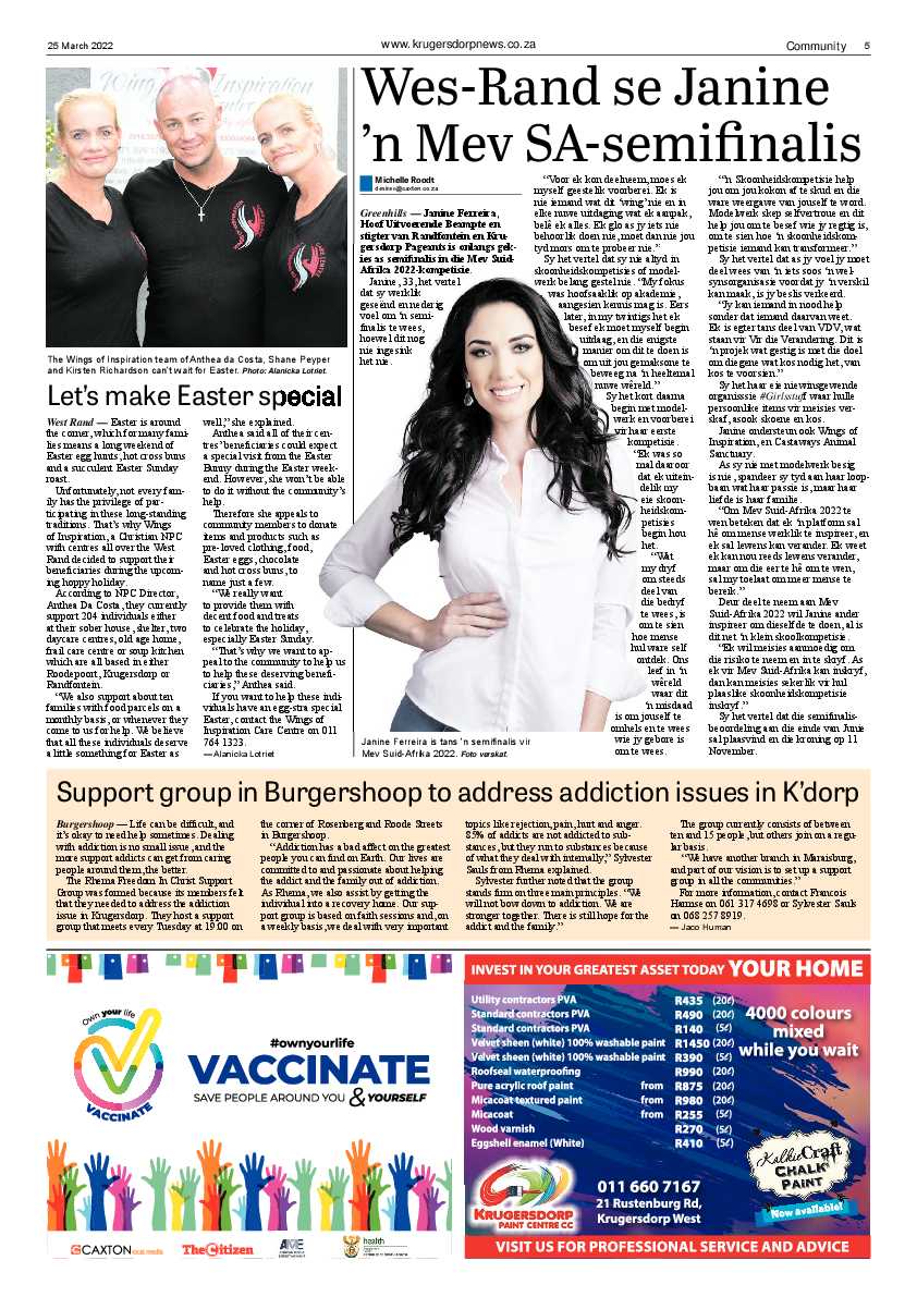 Krugersdorp News 25 March 2022 page 5