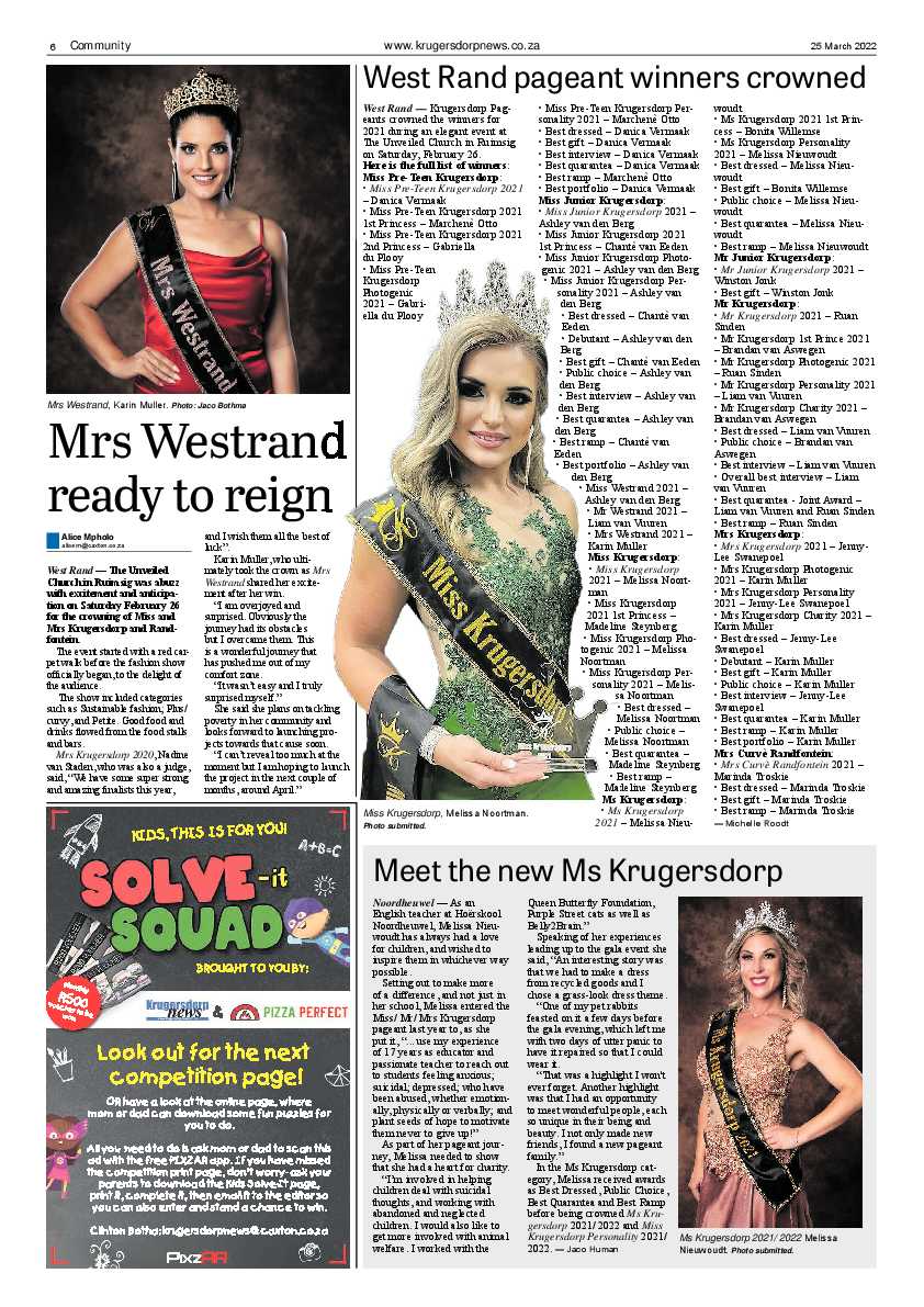 Krugersdorp News 25 March 2022 page 6