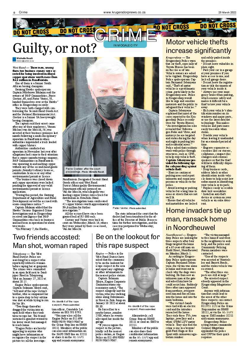 Krugersdorp News 25 March 2022 page 8