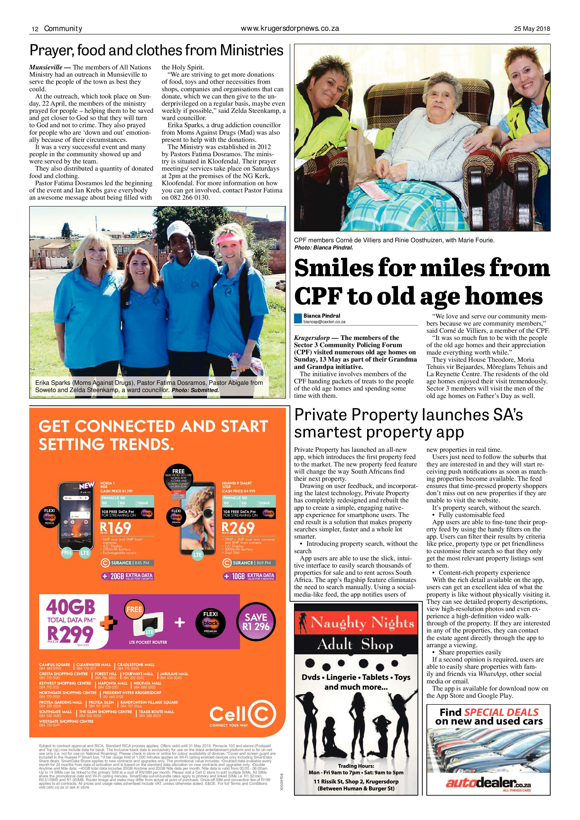 Krugersdorp News 25 May 2018 page 12