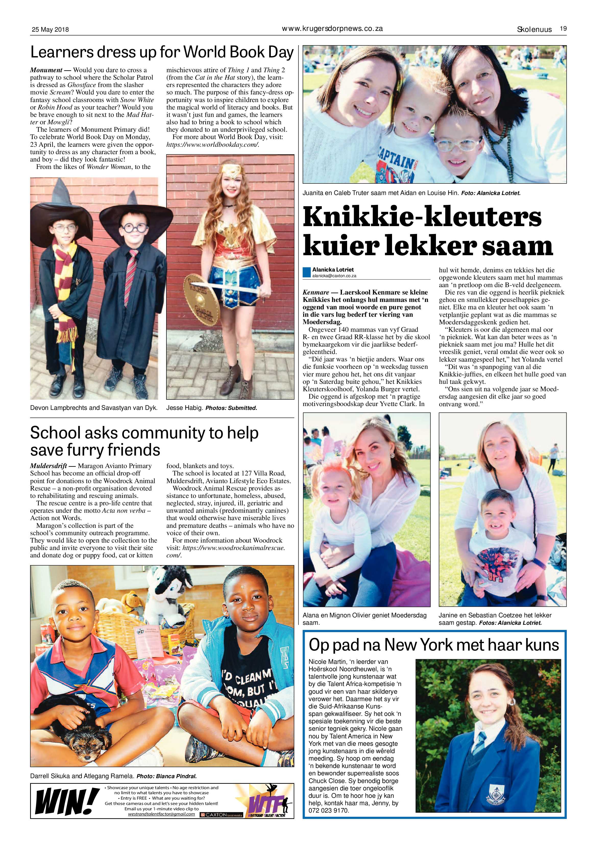 Krugersdorp News 25 May 2018 page 19