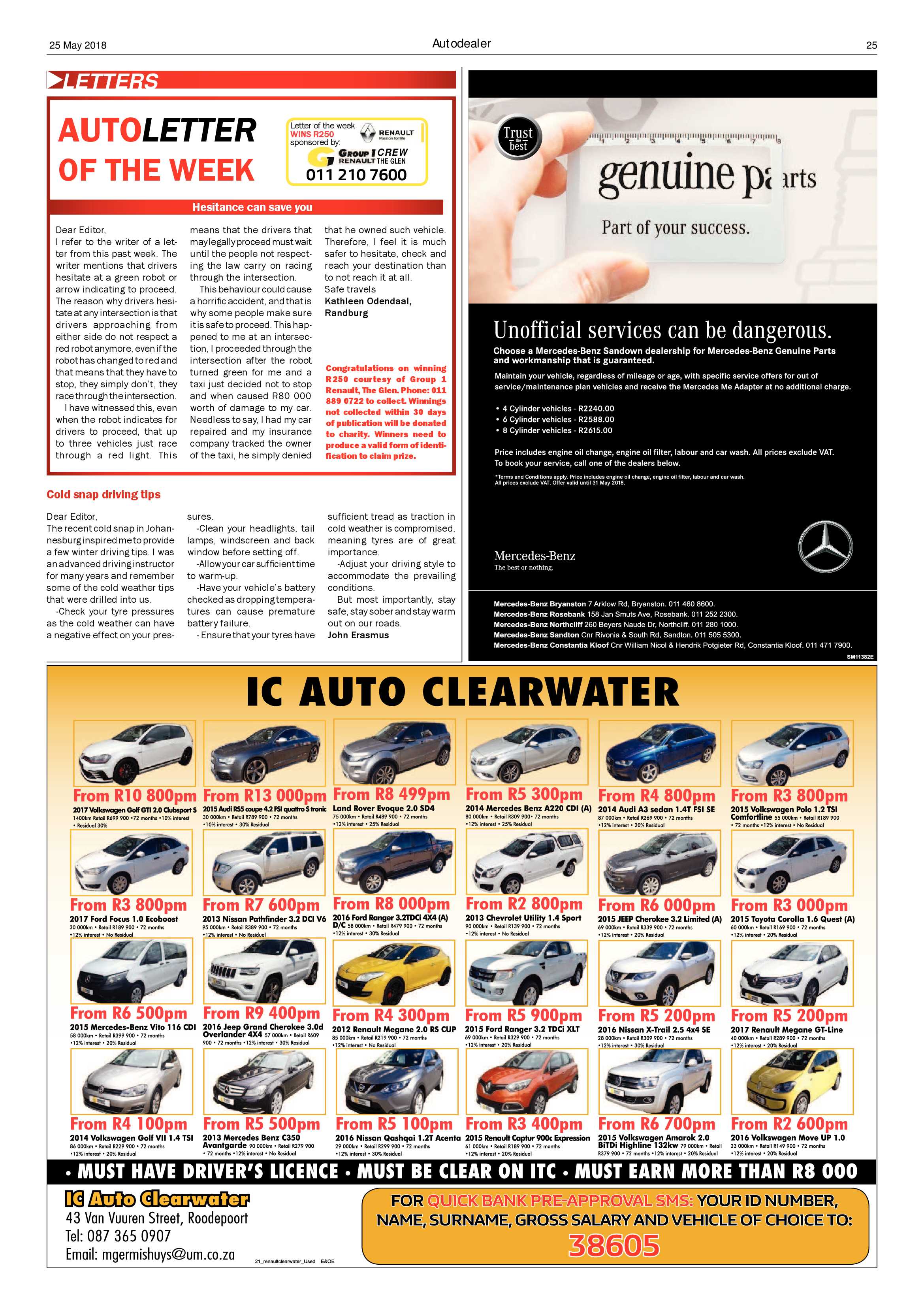 Krugersdorp News 25 May 2018 page 25