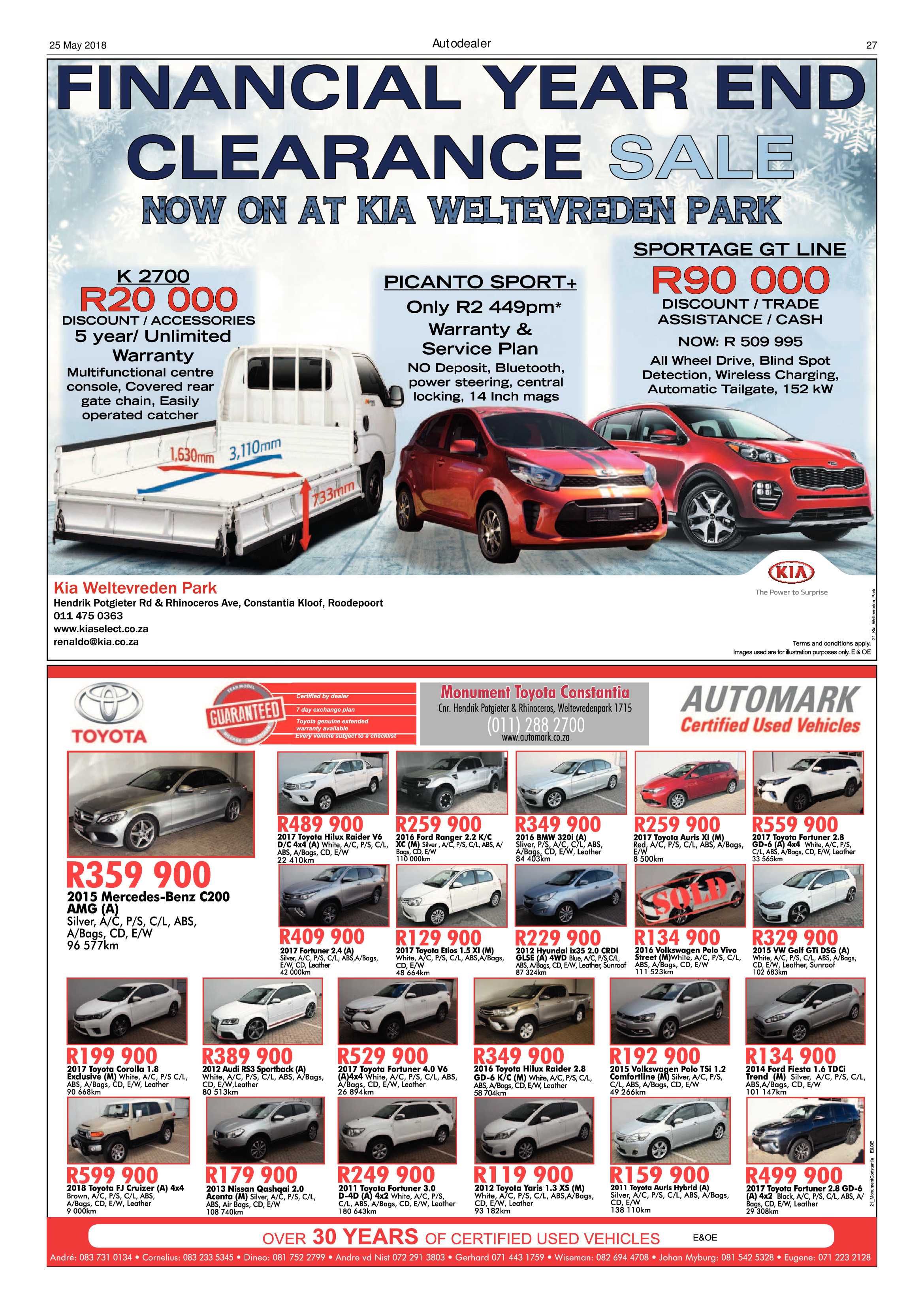 Krugersdorp News 25 May 2018 page 27