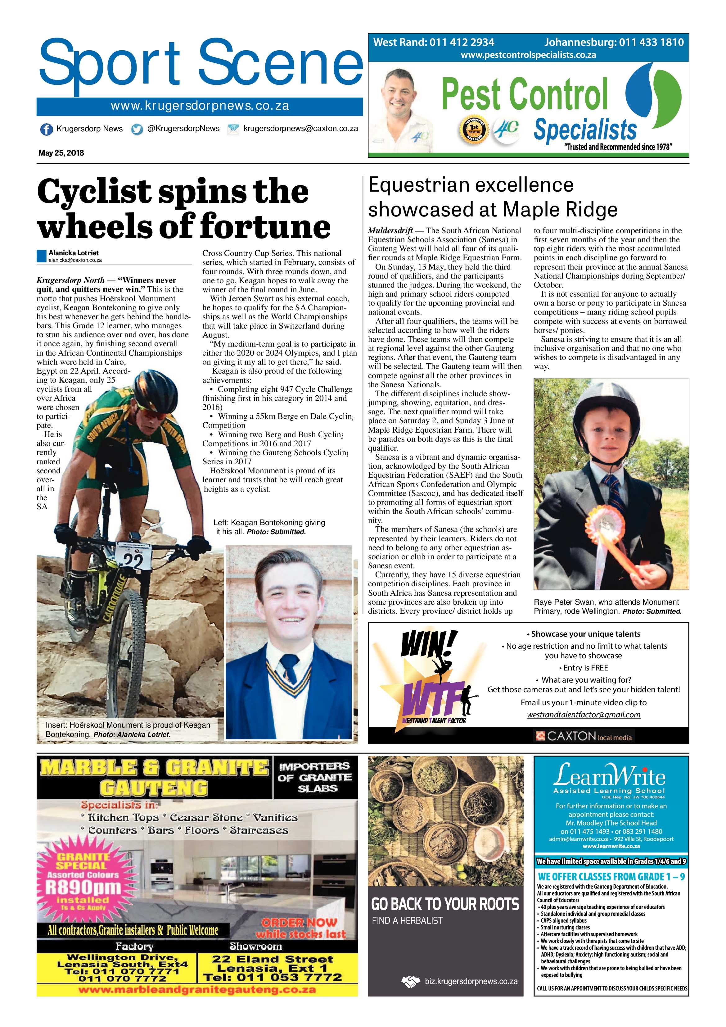 Krugersdorp News 25 May 2018 page 32