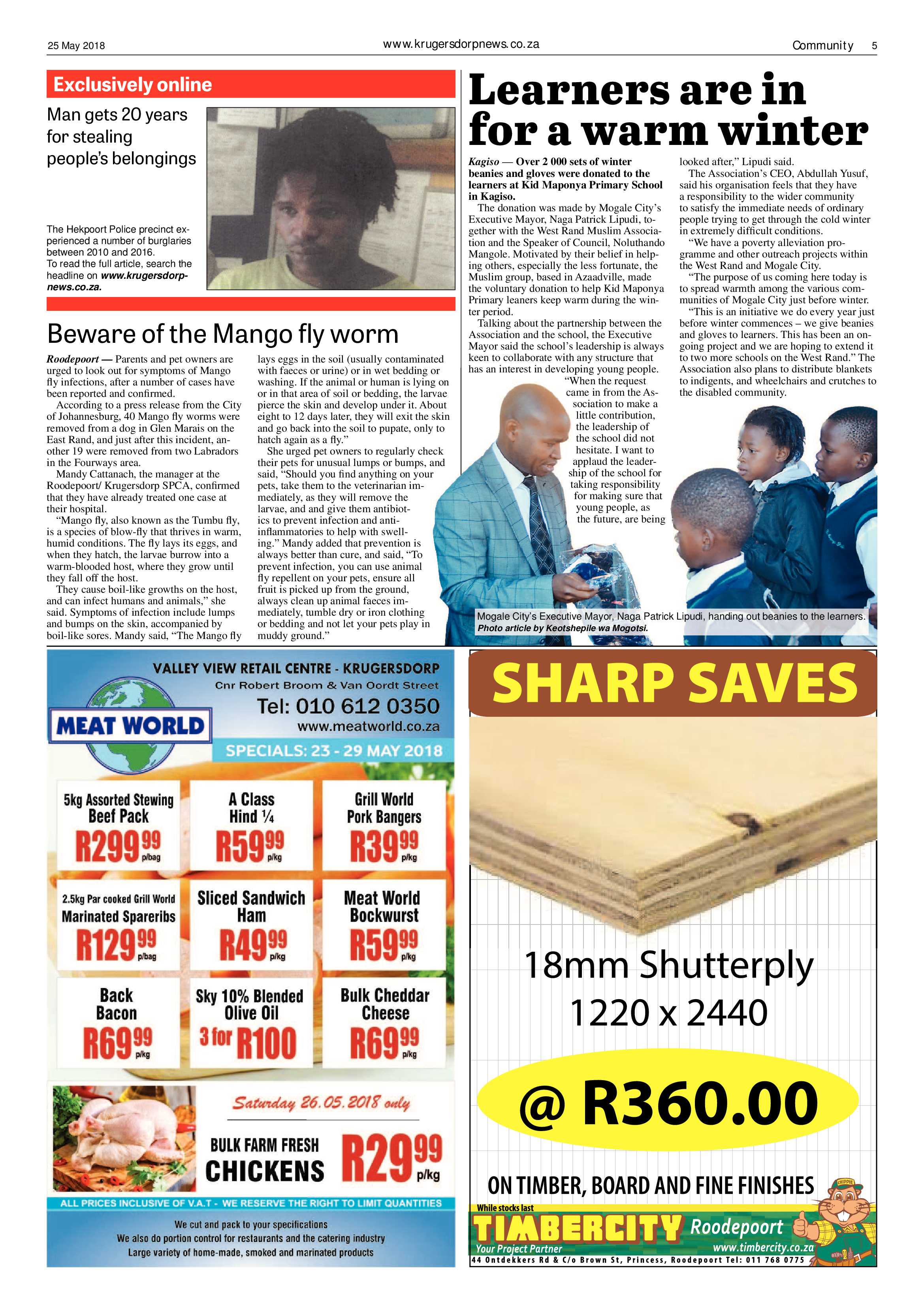 Krugersdorp News 25 May 2018 page 5