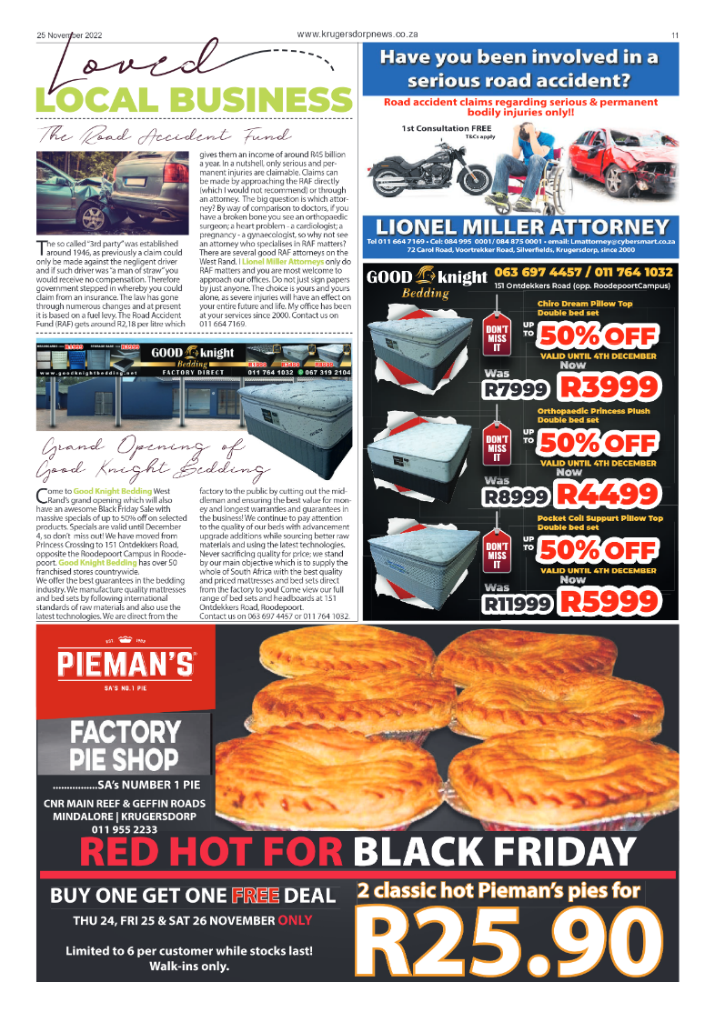 Krugersdorp News 25 November 2022 page 11