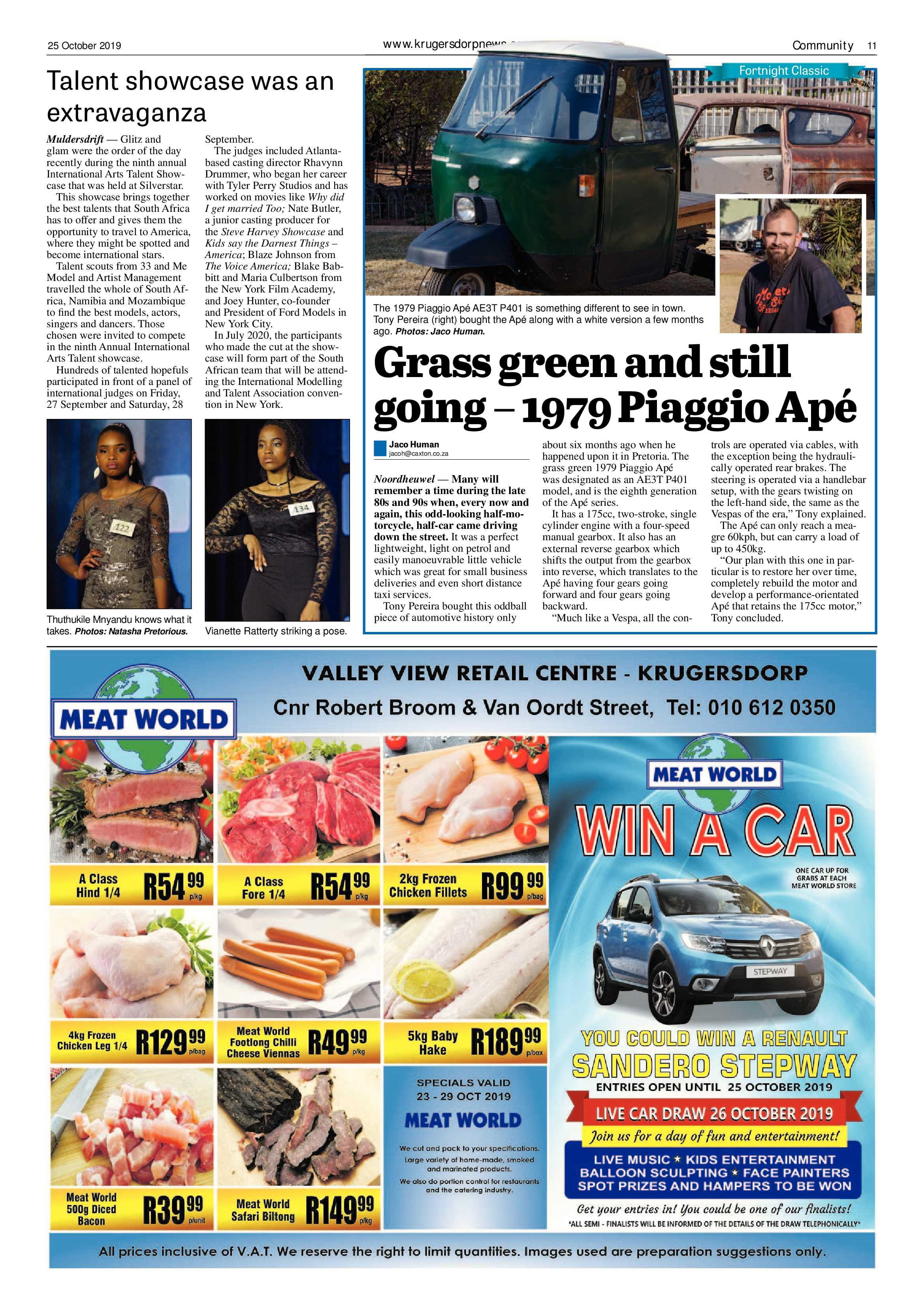 Krugersdorp News 25 October 2019 page 11