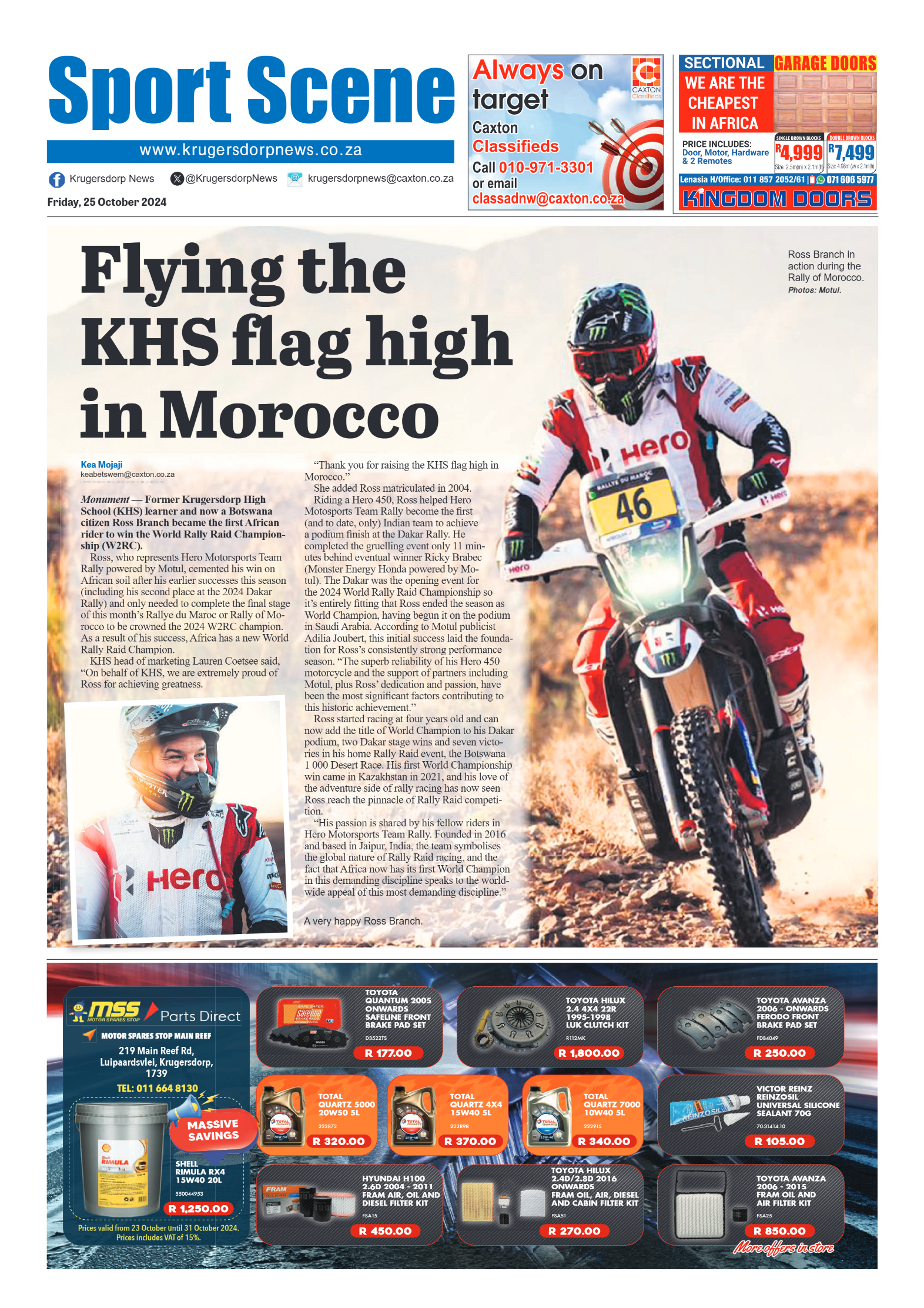 Krugersdorp News 25 October 2024 page 12