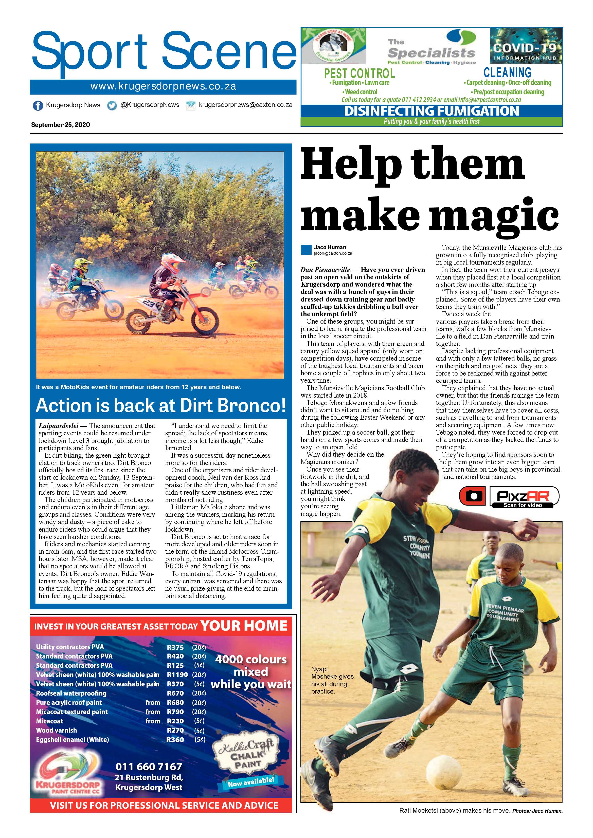 Krugersdorp News 25 September 2020 page 16