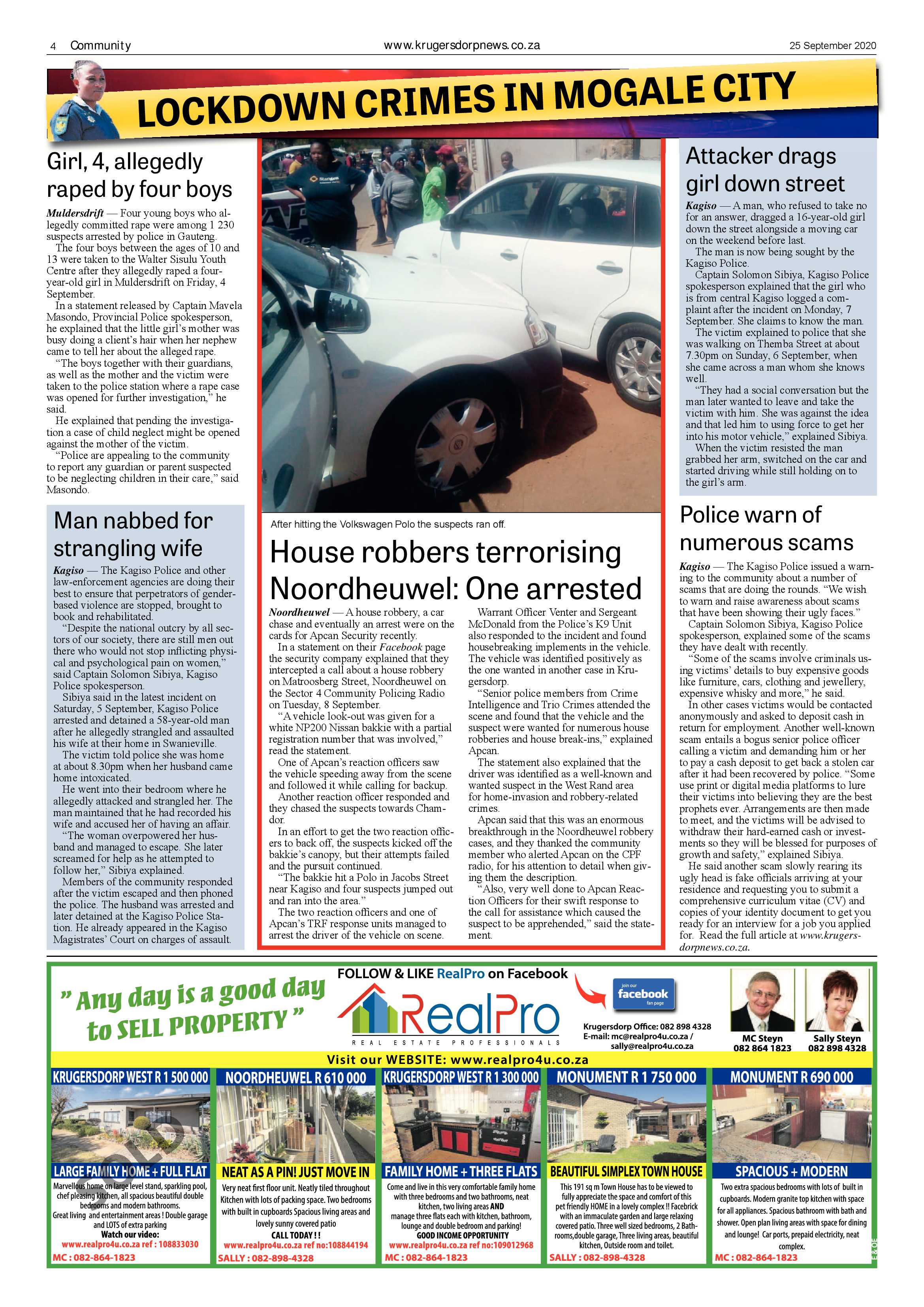 Krugersdorp News 25 September 2020 page 4