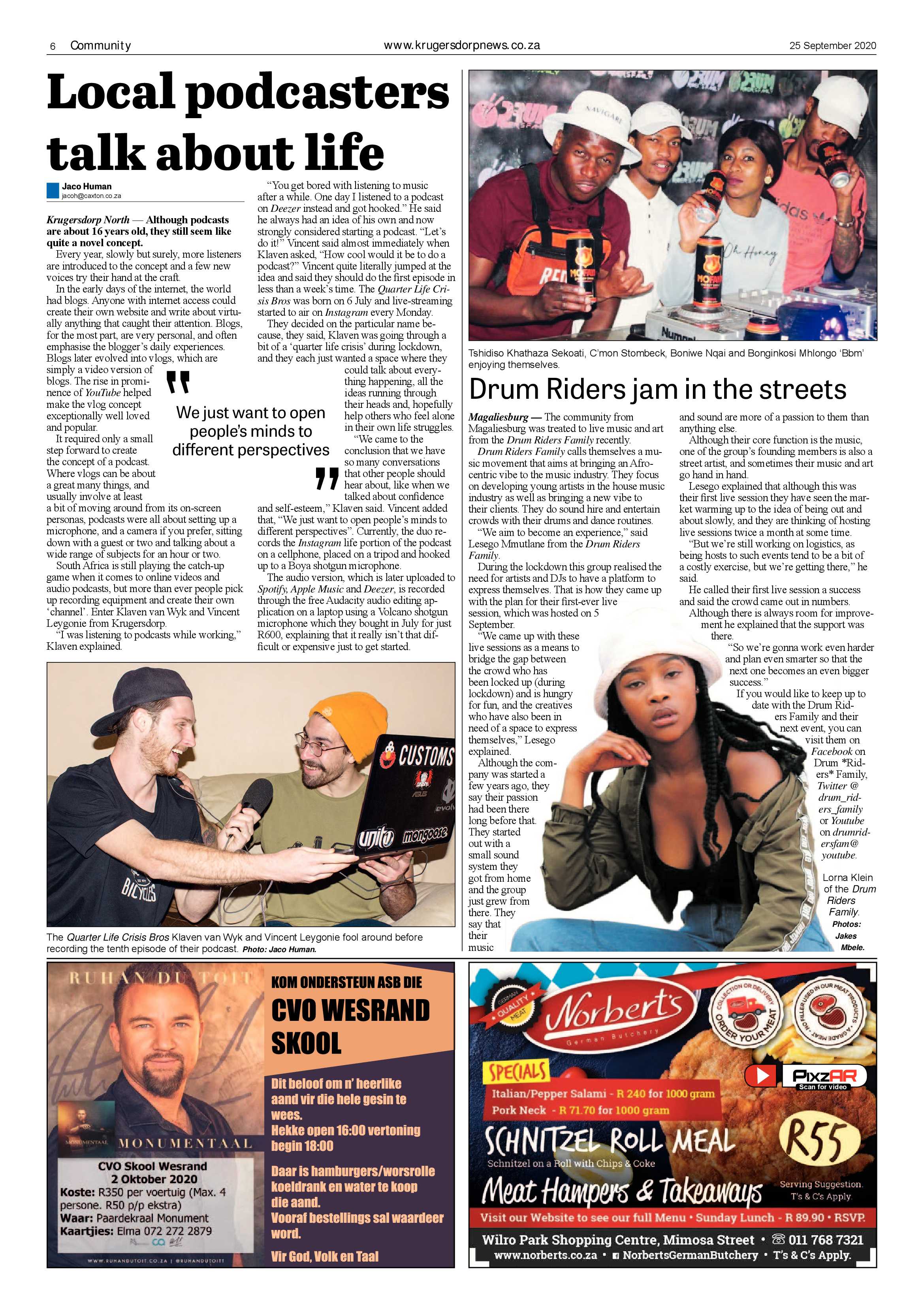 Krugersdorp News 25 September 2020 page 6