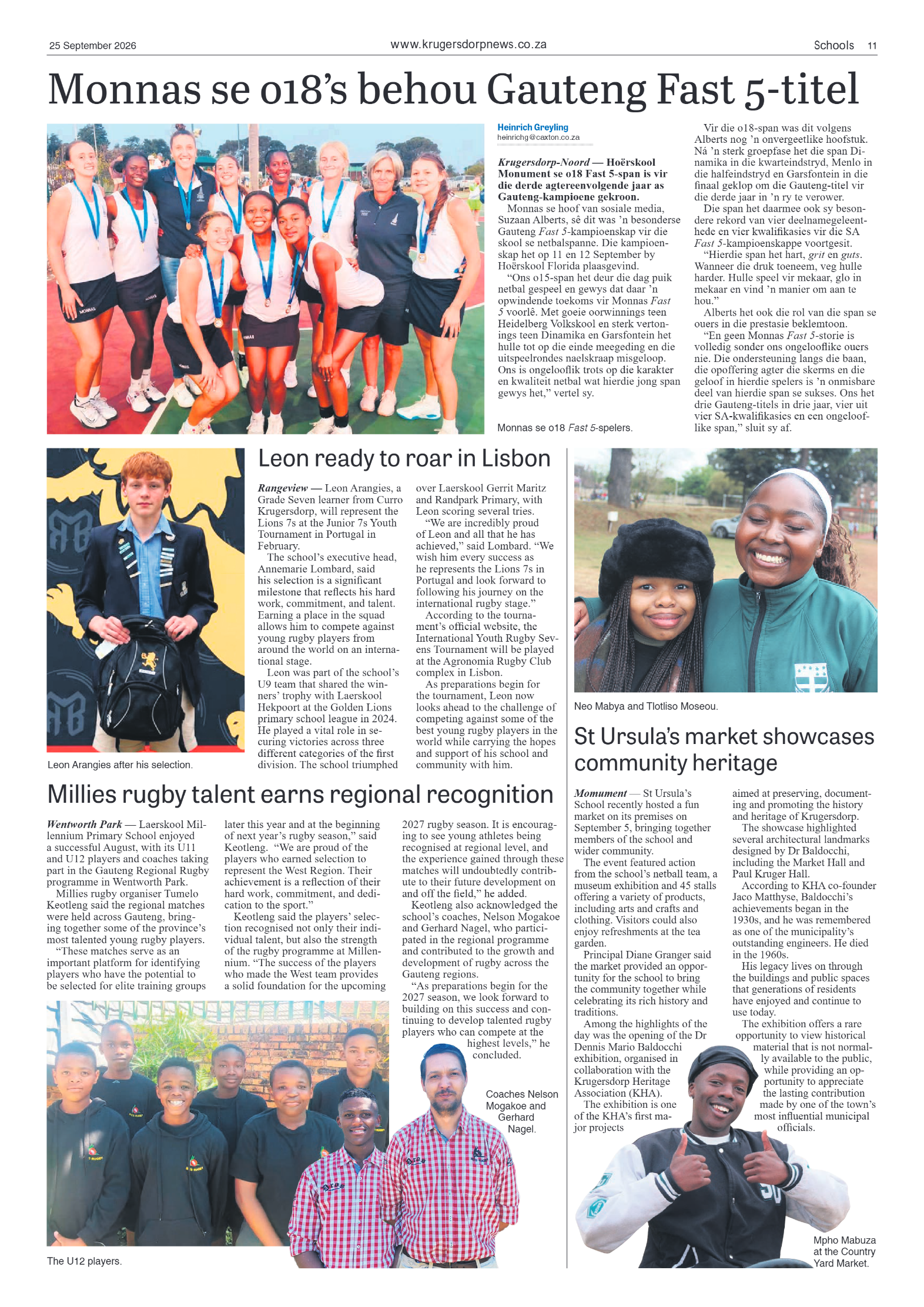 Krugersdorp News 26 September 2026 page 11