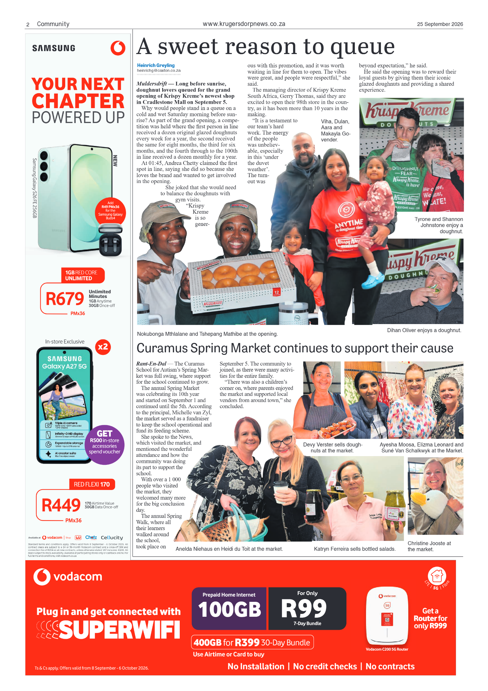 Krugersdorp News 26 September 2026 page 2