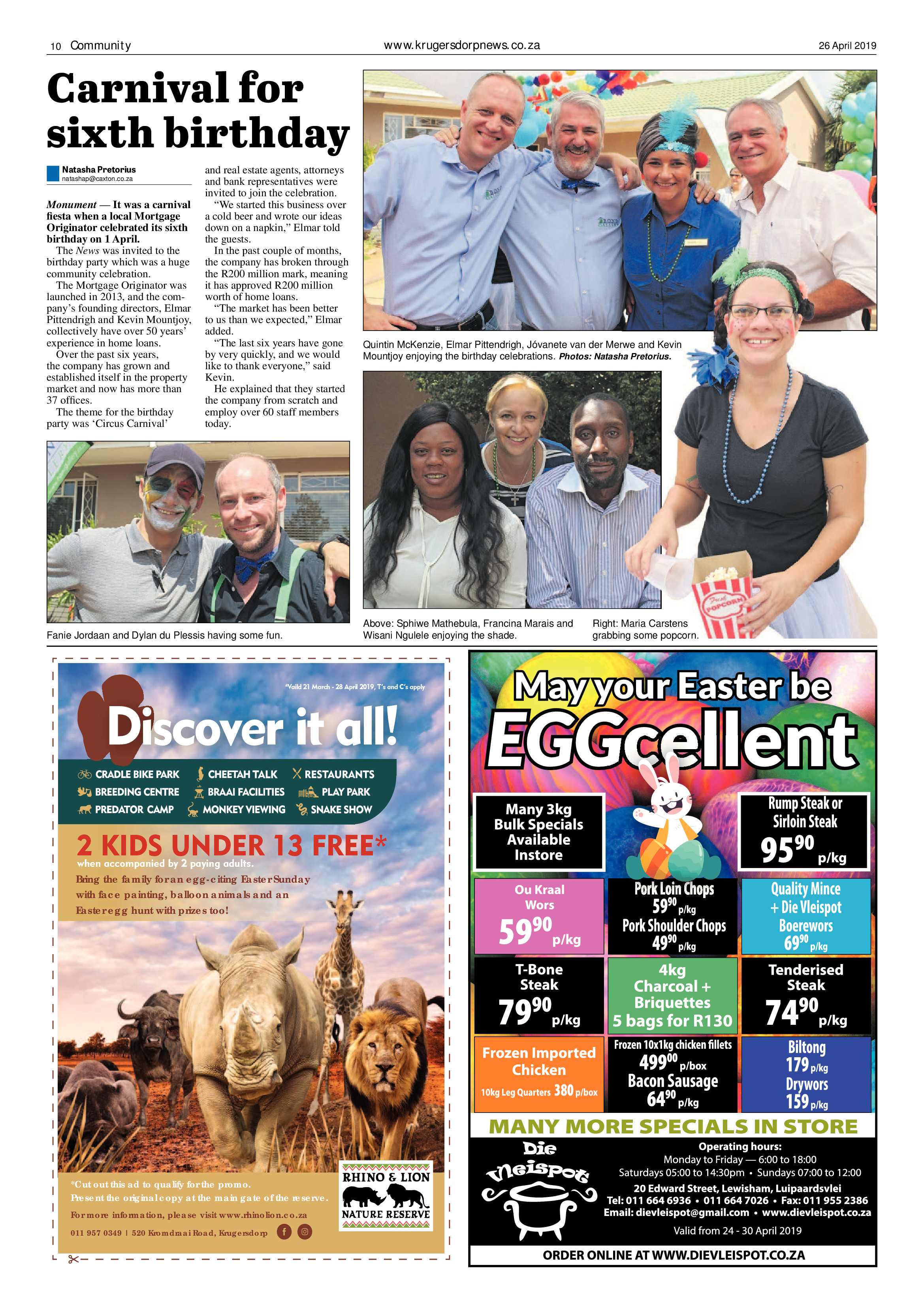 Krugersdorp News 26 April 2019 page 10