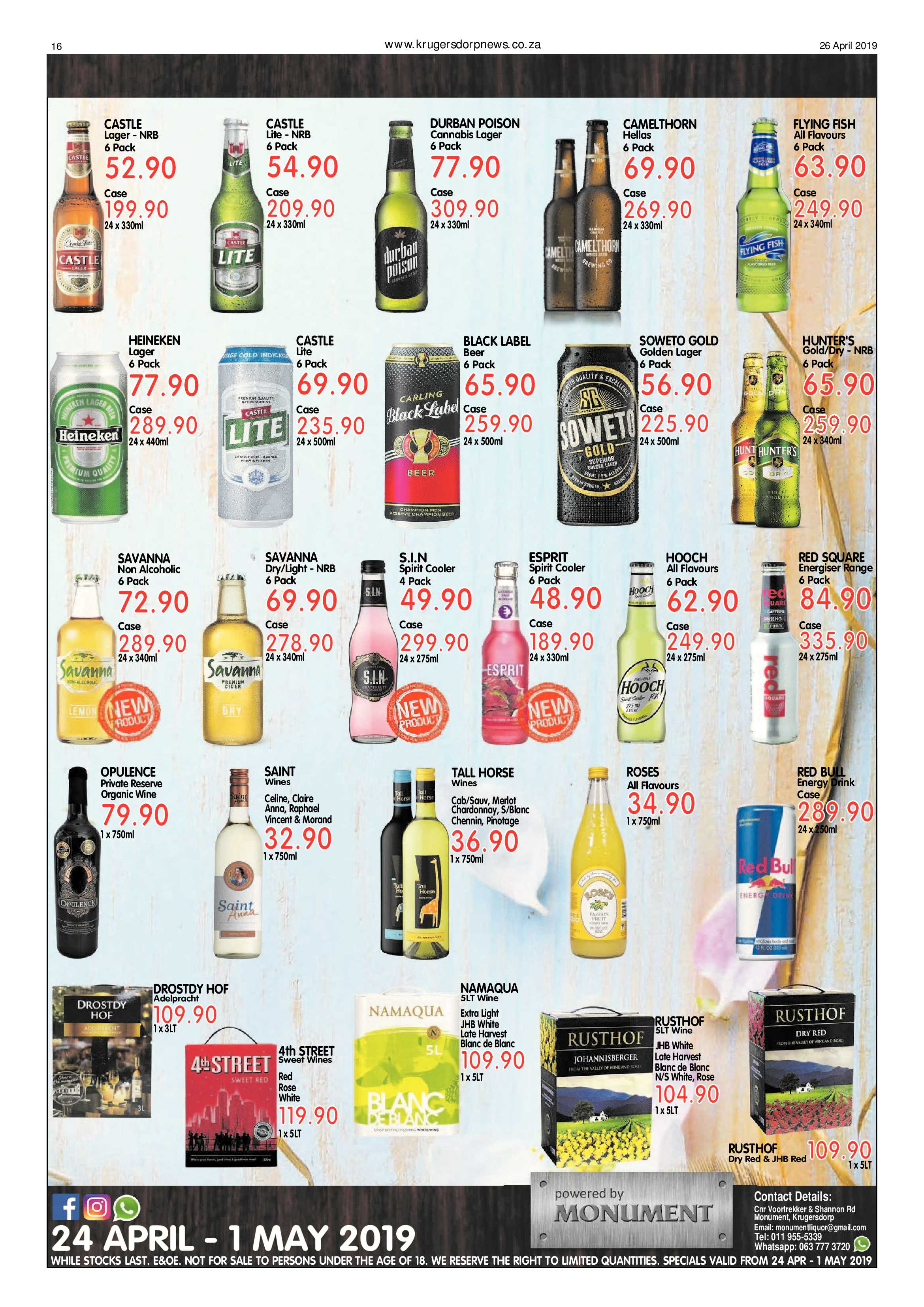 Krugersdorp News 26 April 2019 page 16