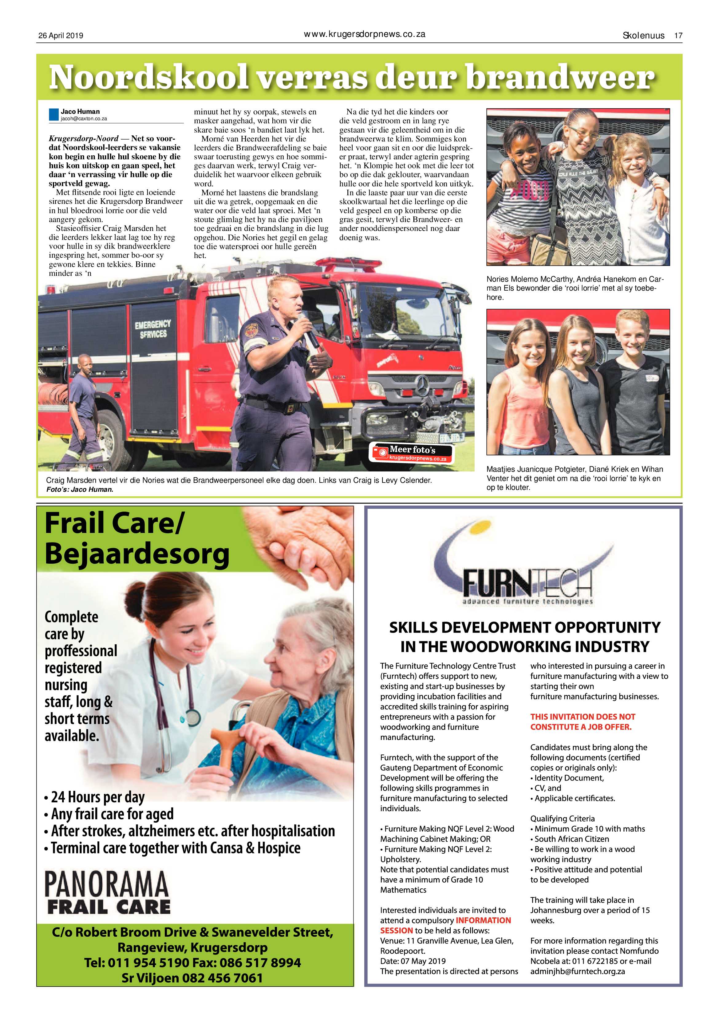 Krugersdorp News 26 April 2019 page 17