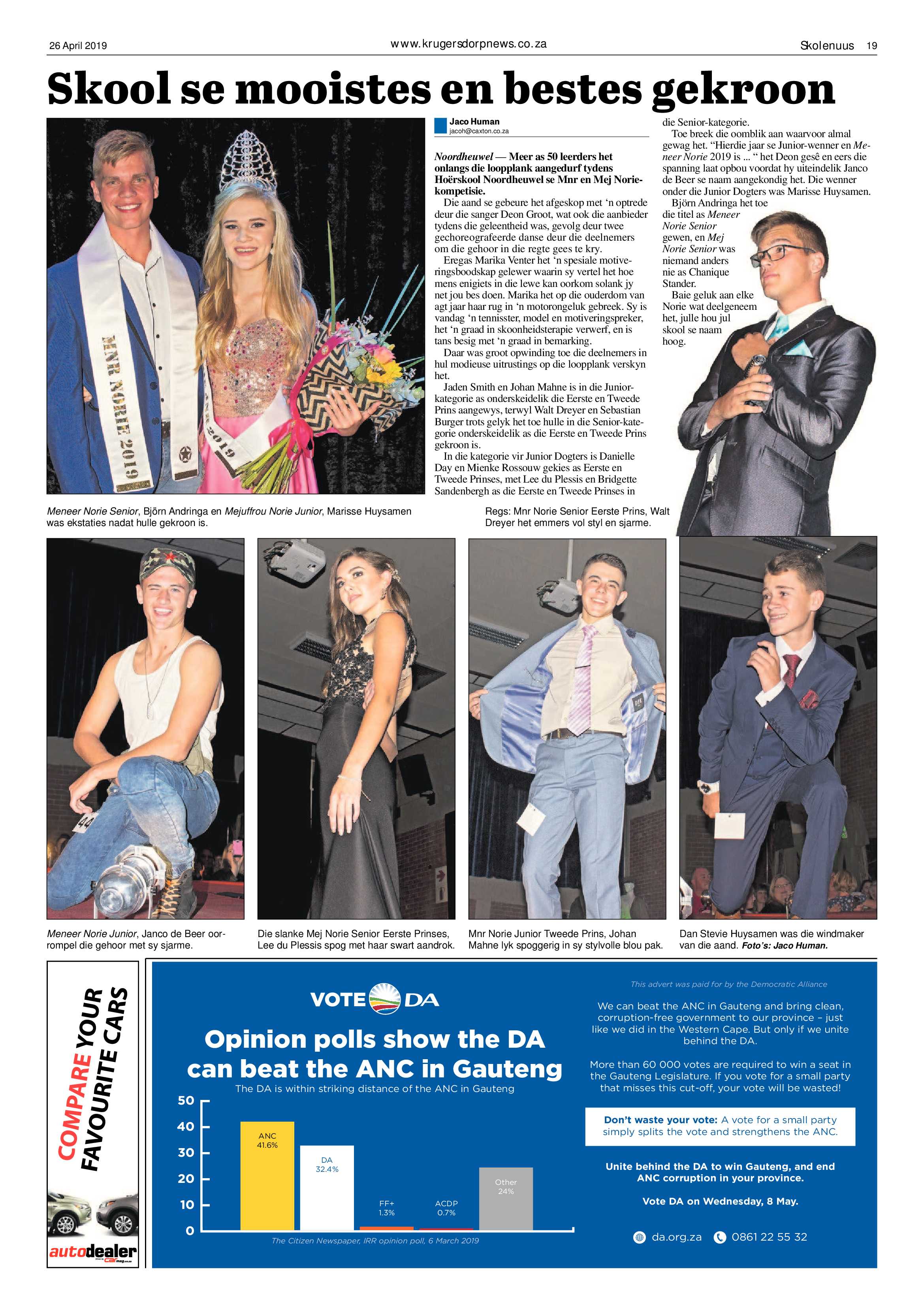 Krugersdorp News 26 April 2019 page 19