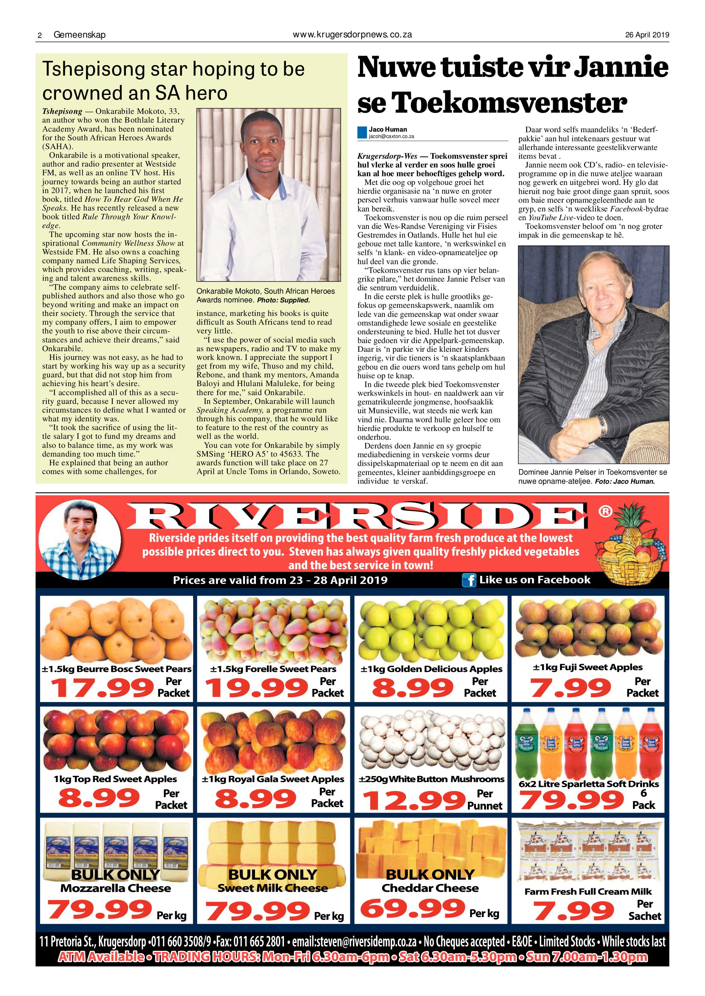 Krugersdorp News 26 April 2019 page 2