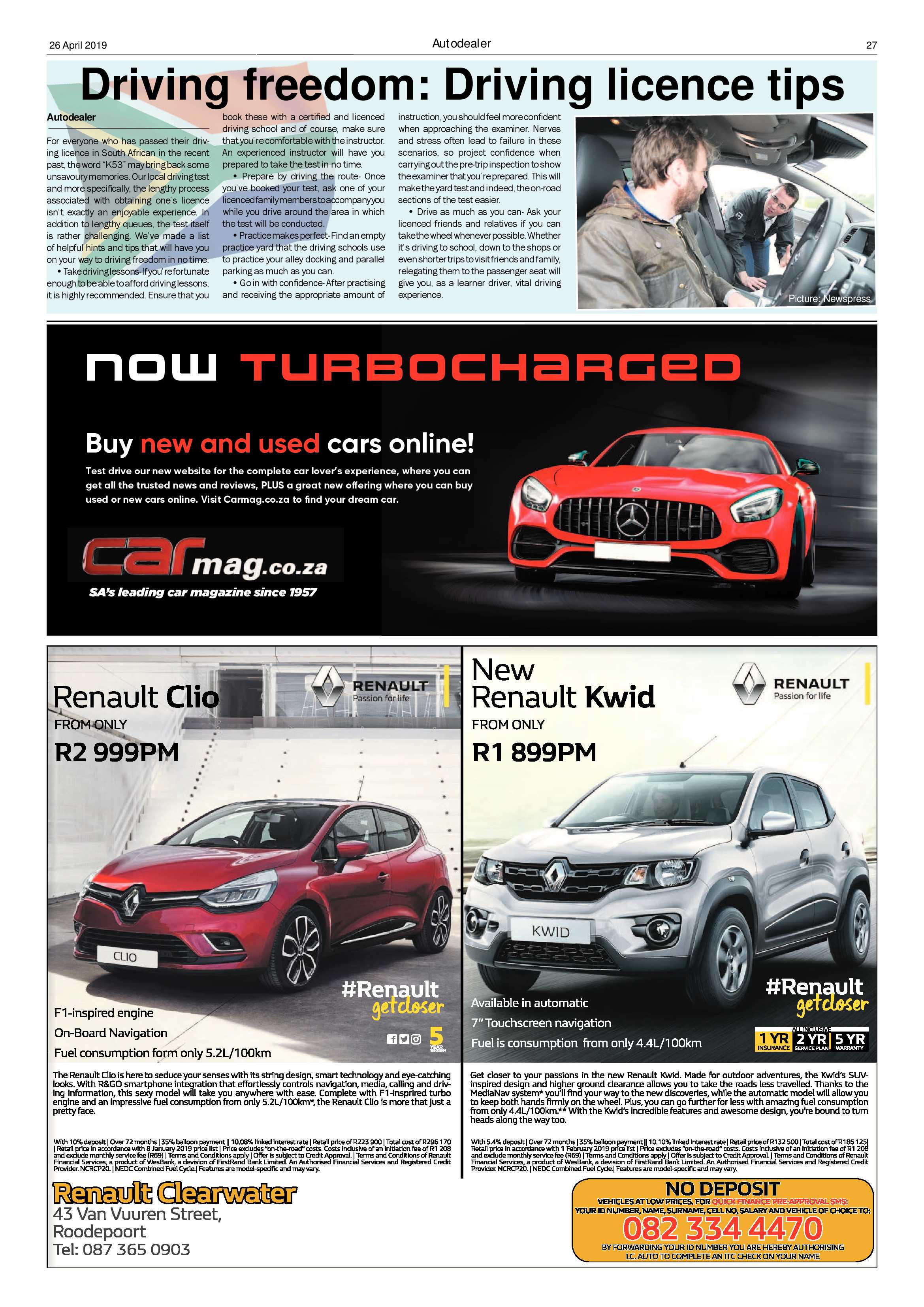 Krugersdorp News 26 April 2019 page 27