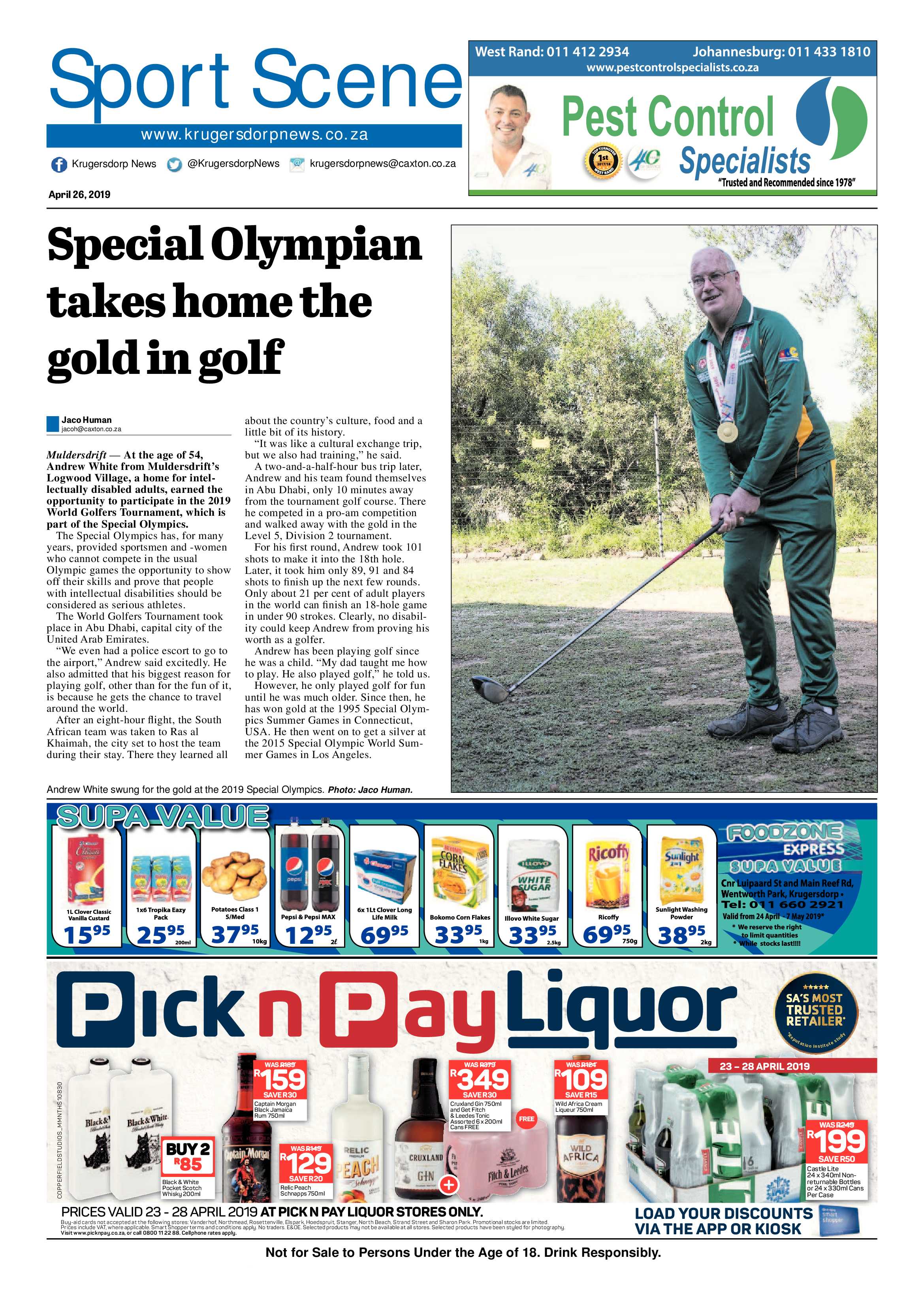Krugersdorp News 26 April 2019 page 28