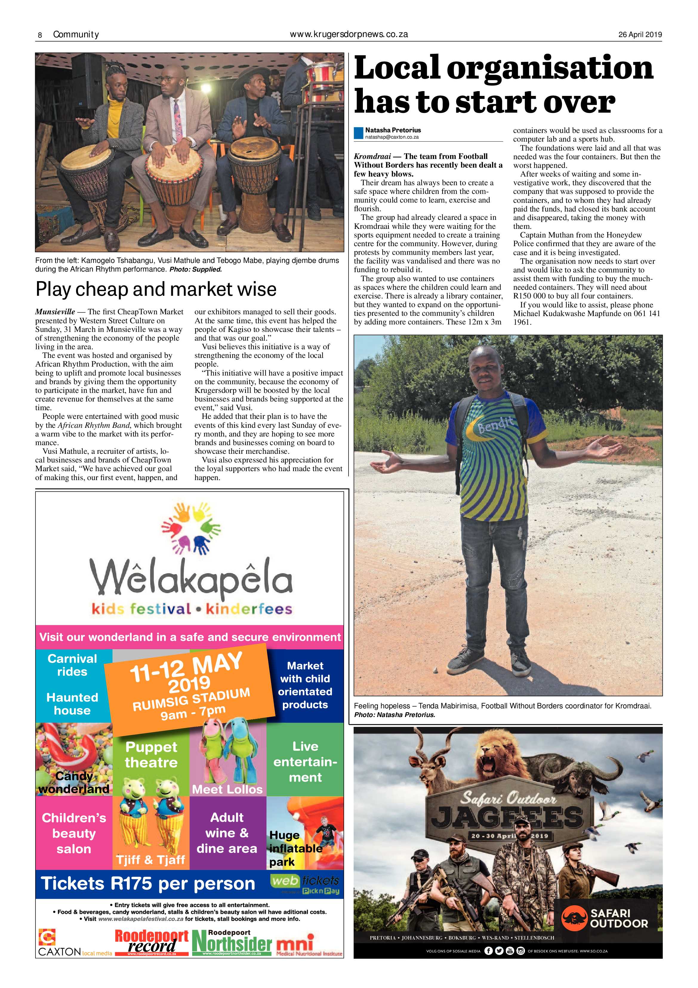 Krugersdorp News 26 April 2019 page 8
