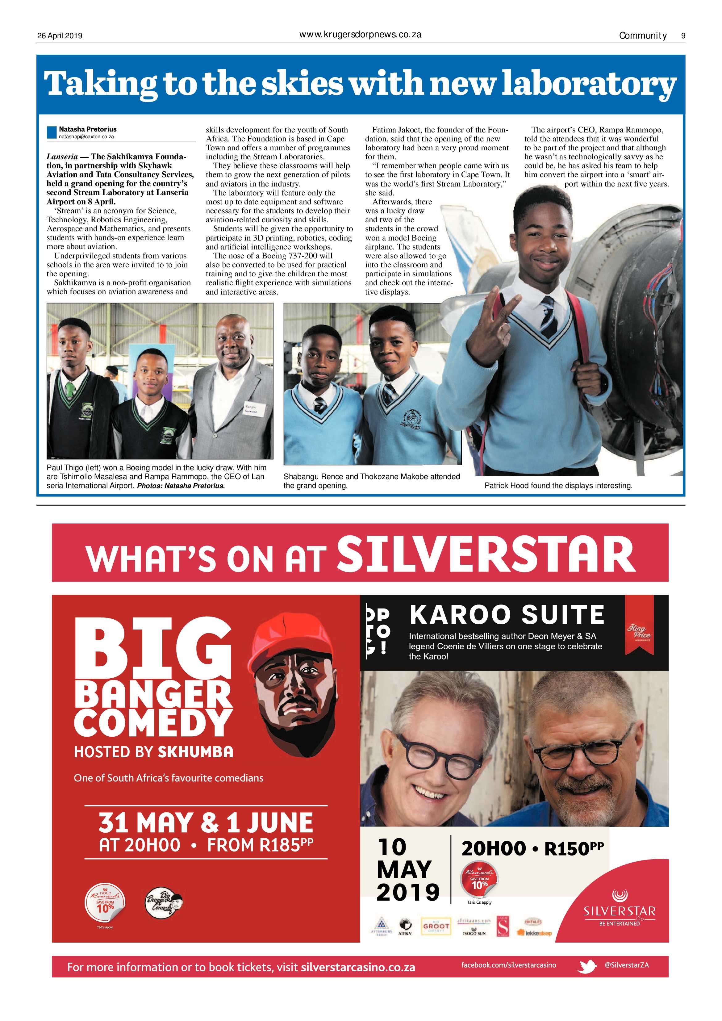 Krugersdorp News 26 April 2019 page 9