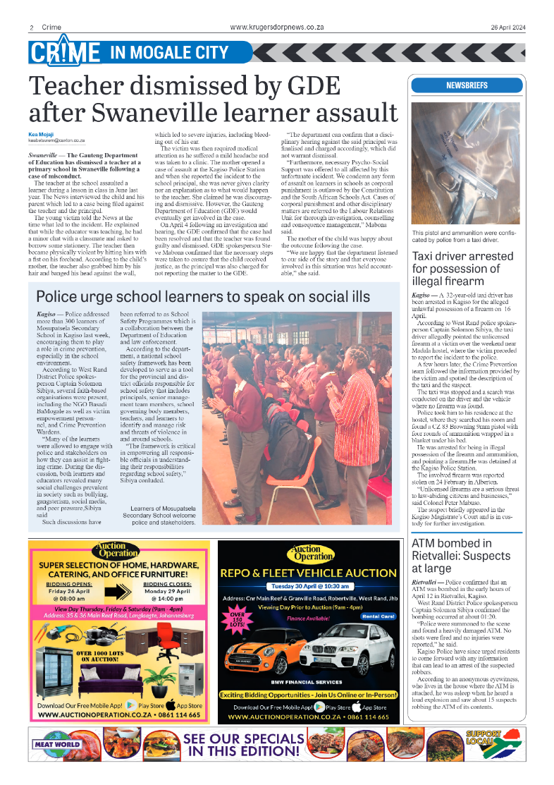 Krugersdorp News 26 April 2024 page 2
