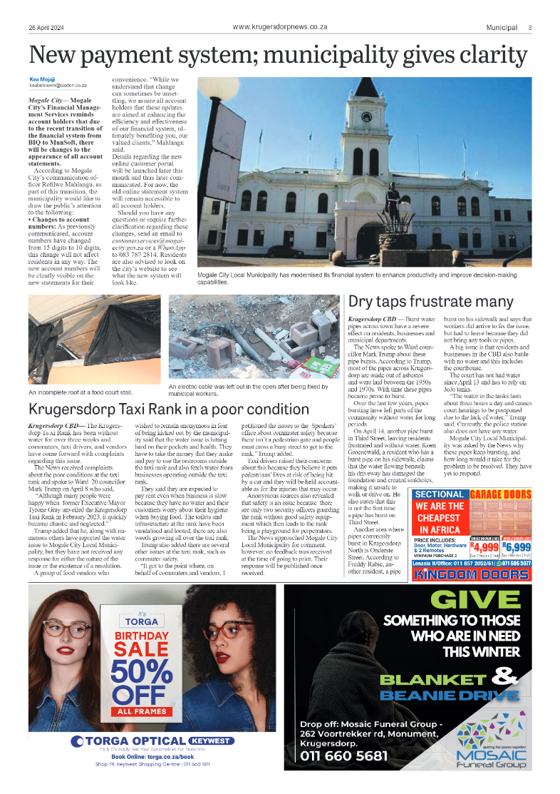 Krugersdorp News 26 April 2024 page 3