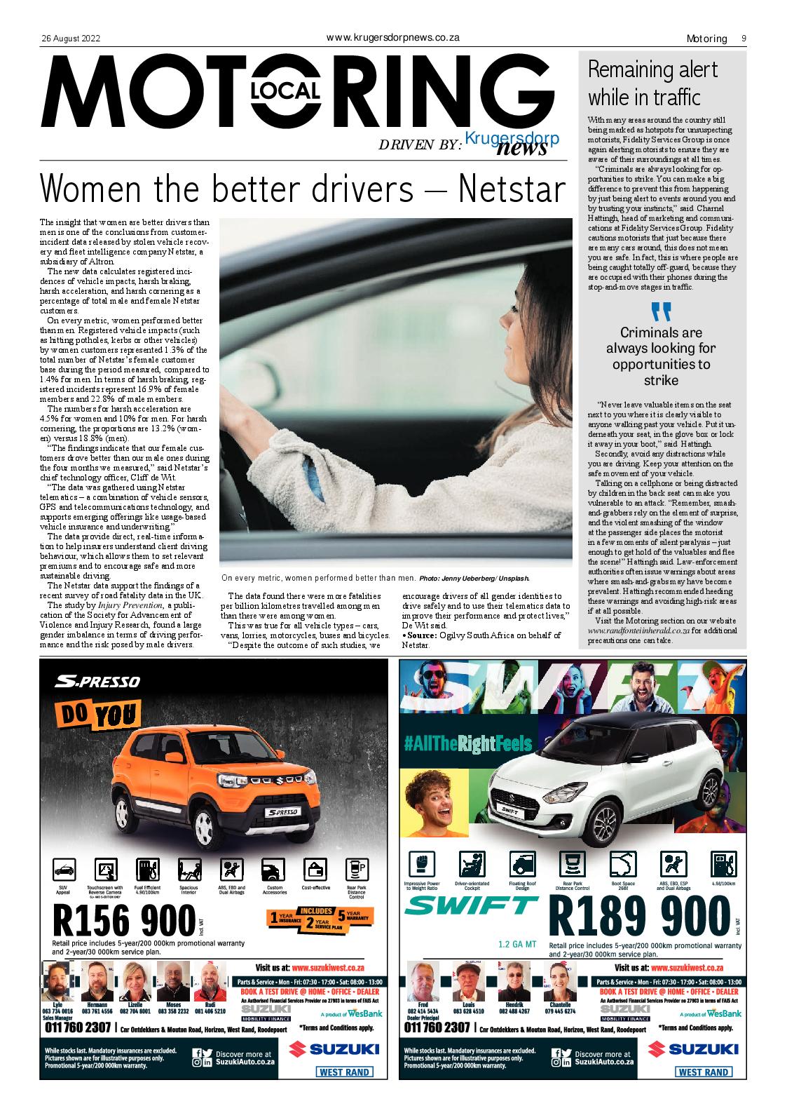Krugersdorp News 26 August 2022 page 9