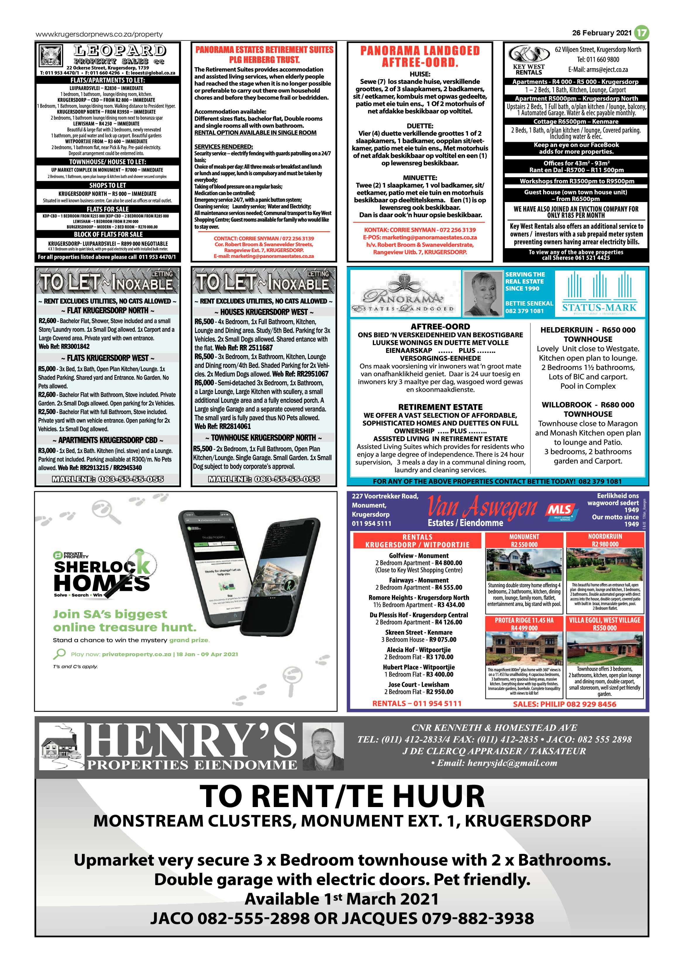Krugersdorp News 26 February 2021 page 17