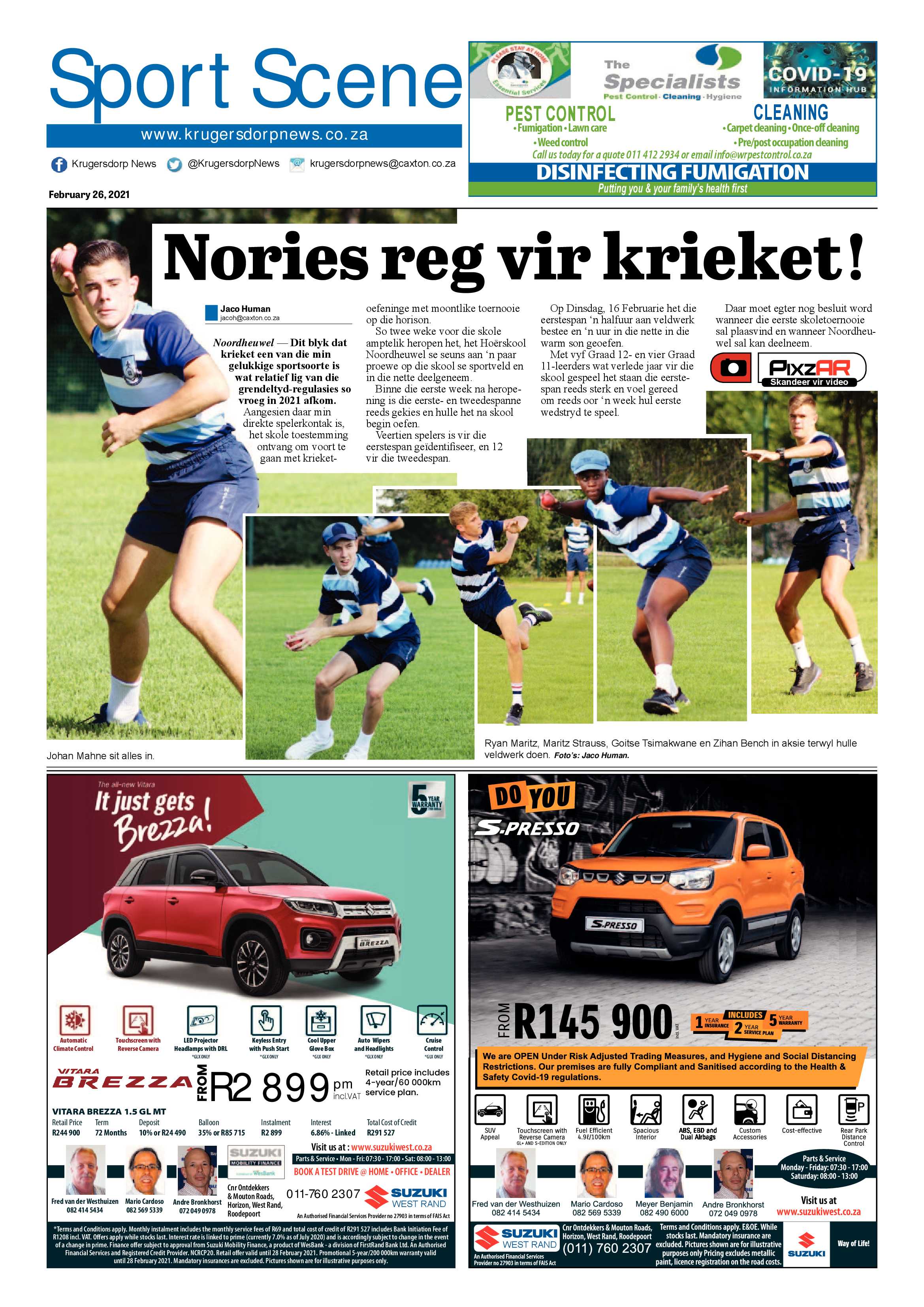 Krugersdorp News 26 February 2021 page 20