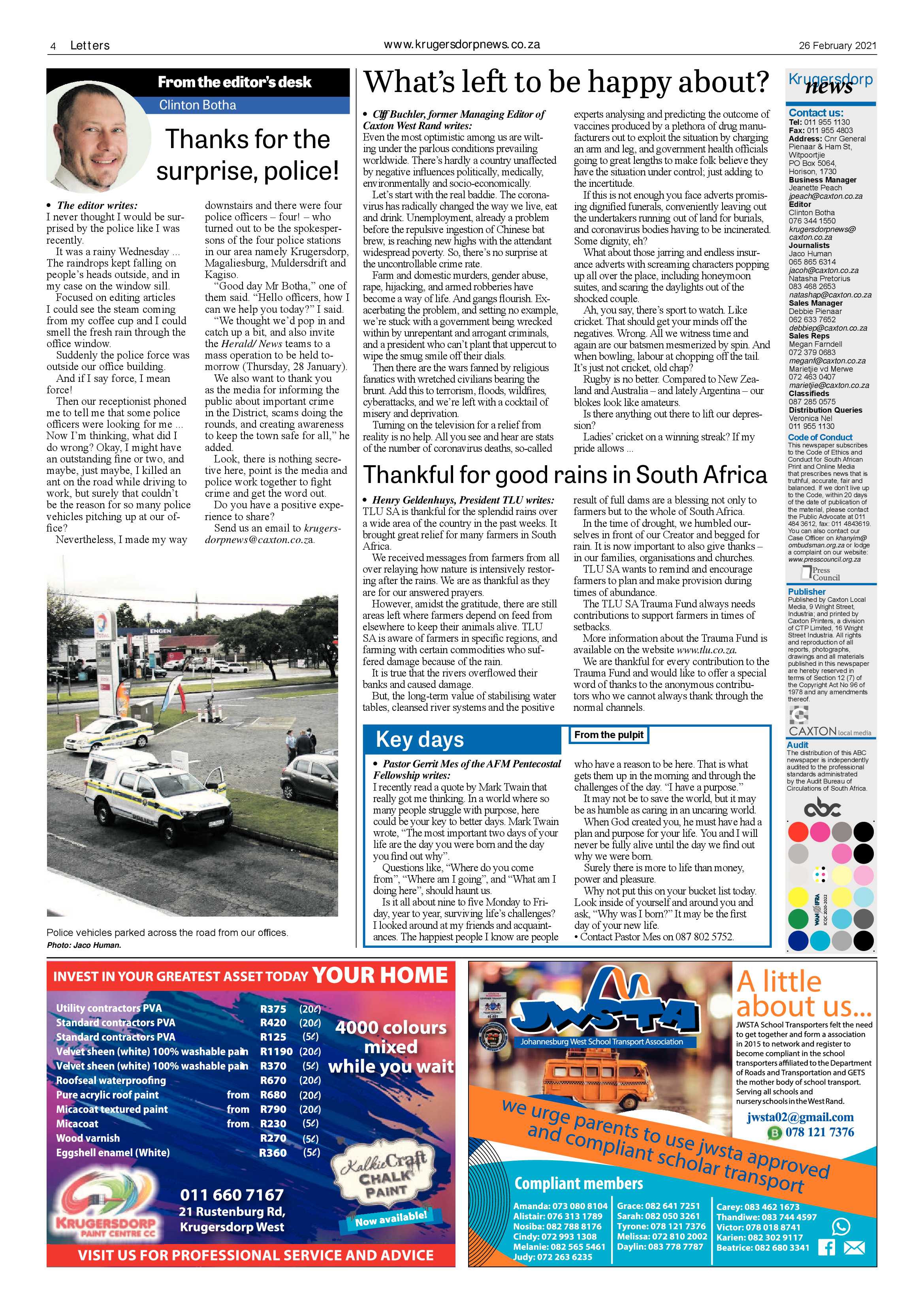 Krugersdorp News 26 February 2021 page 4