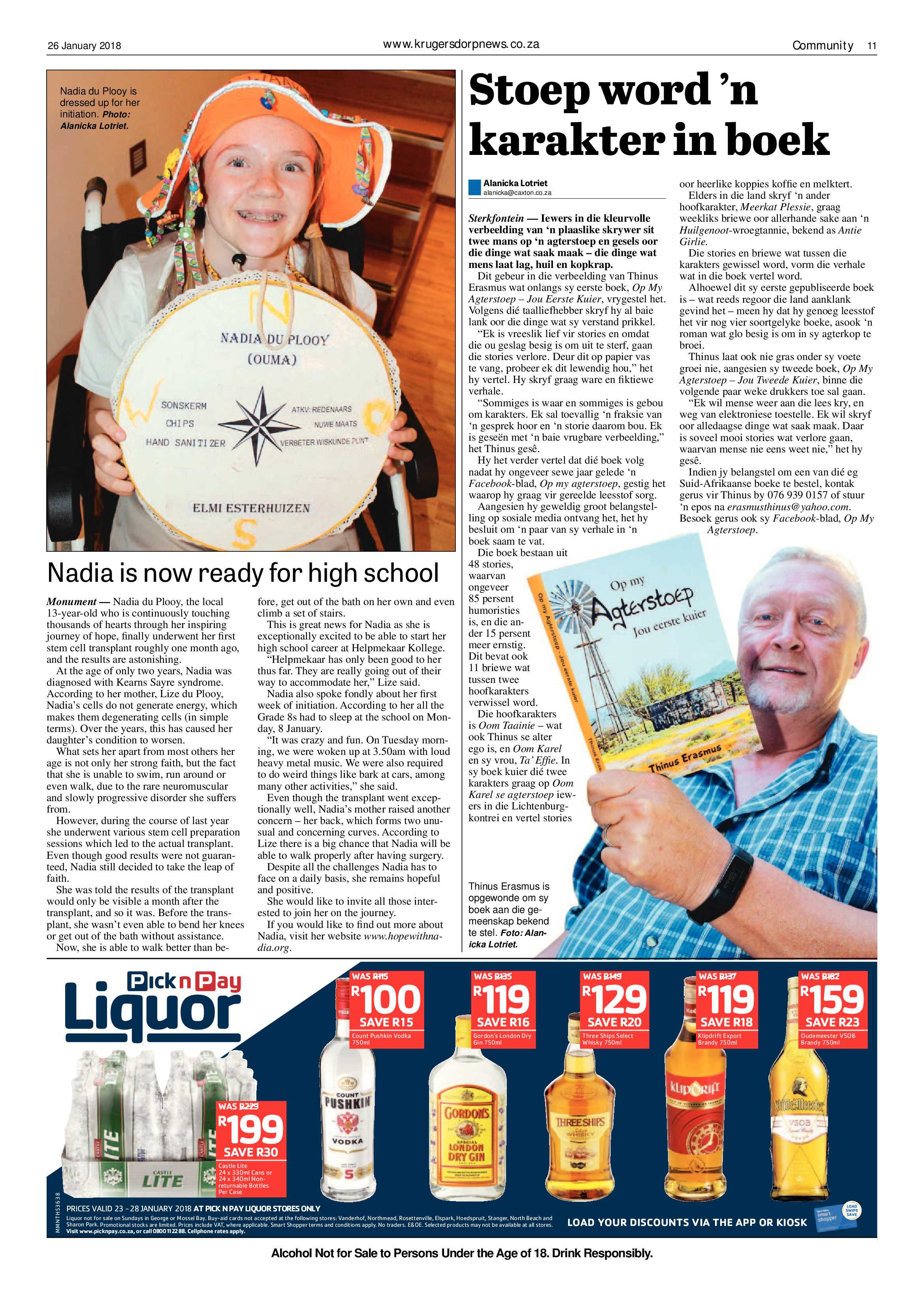 Krugersdorp News 26 January 2018 page 11