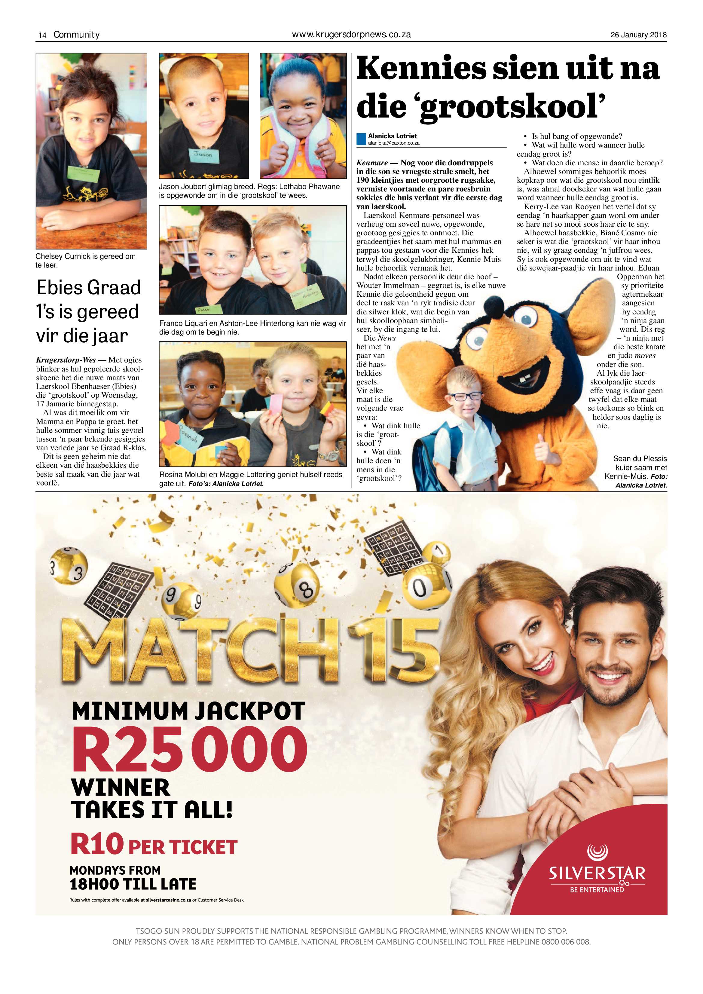 Krugersdorp News 26 January 2018 page 14