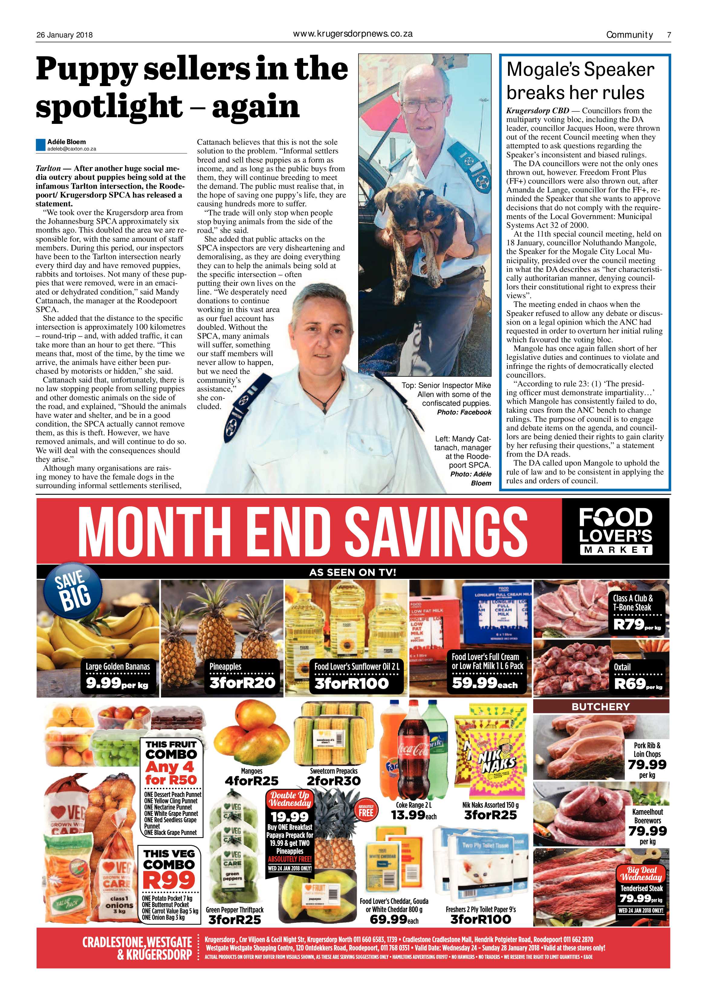 Krugersdorp News 26 January 2018 page 7