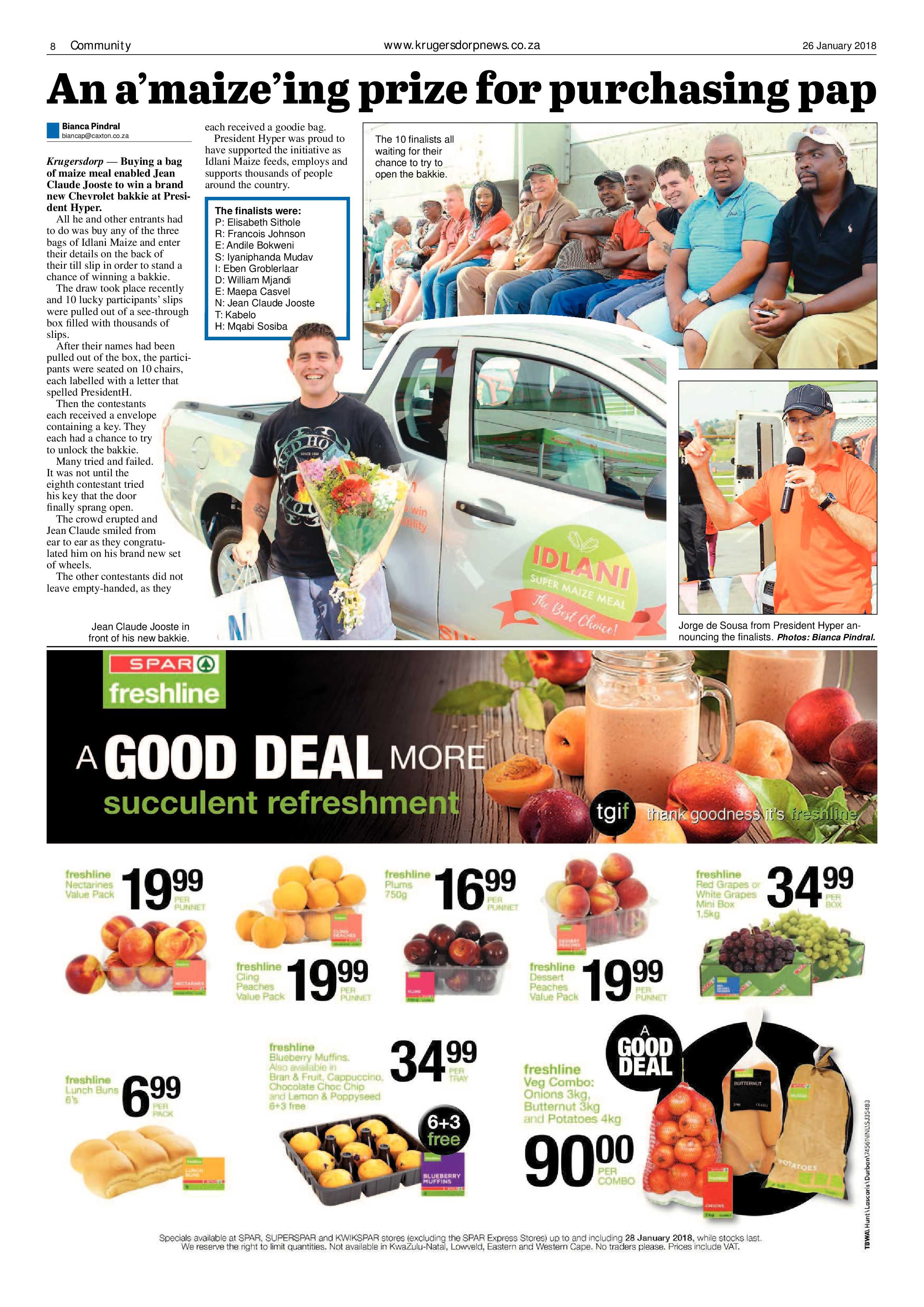 Krugersdorp News 26 January 2018 page 8