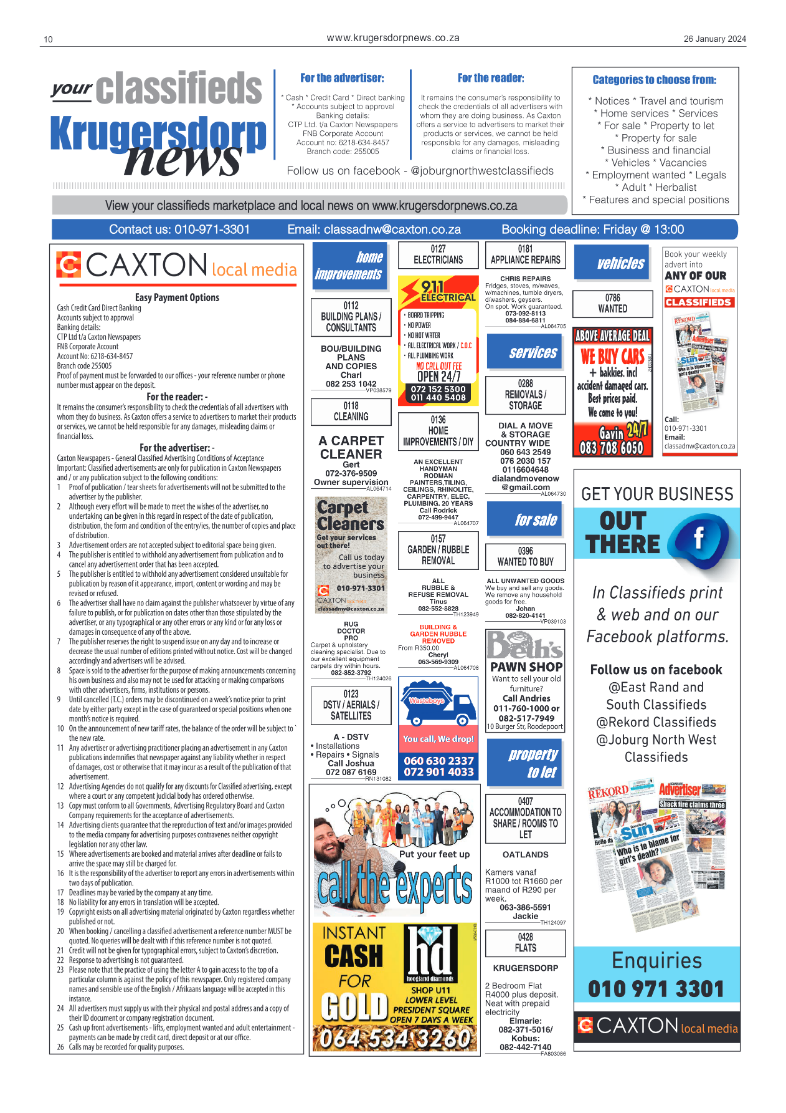 Krugersdorp News 26 January 2024 page 10