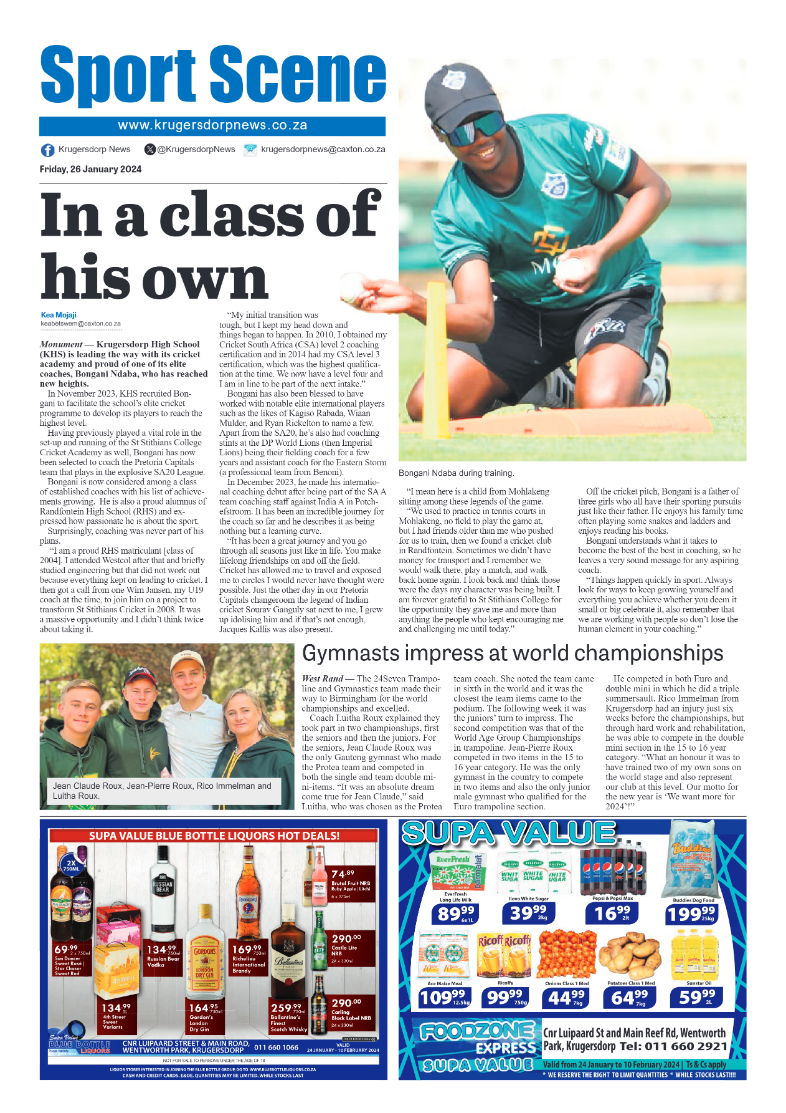 Krugersdorp News 26 January 2024 page 12