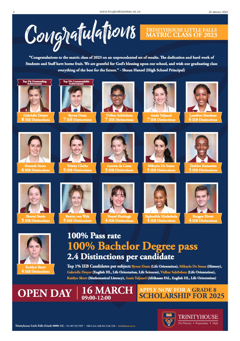 Krugersdorp News 26 January 2024 page 6