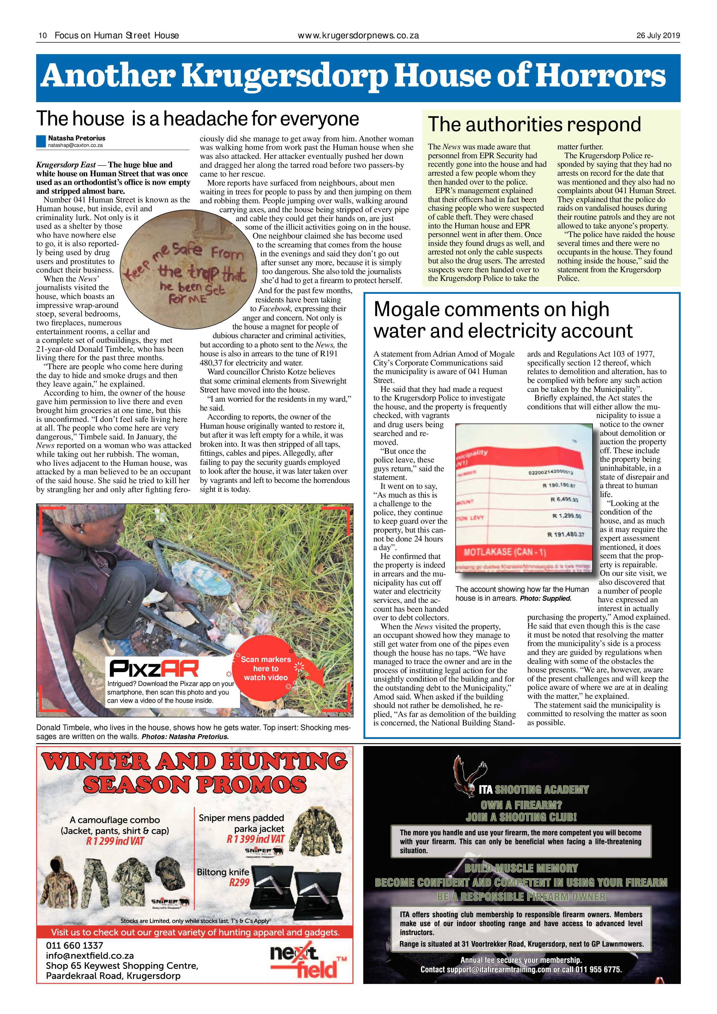 Krugersdorp News 26 July 2019 page 10