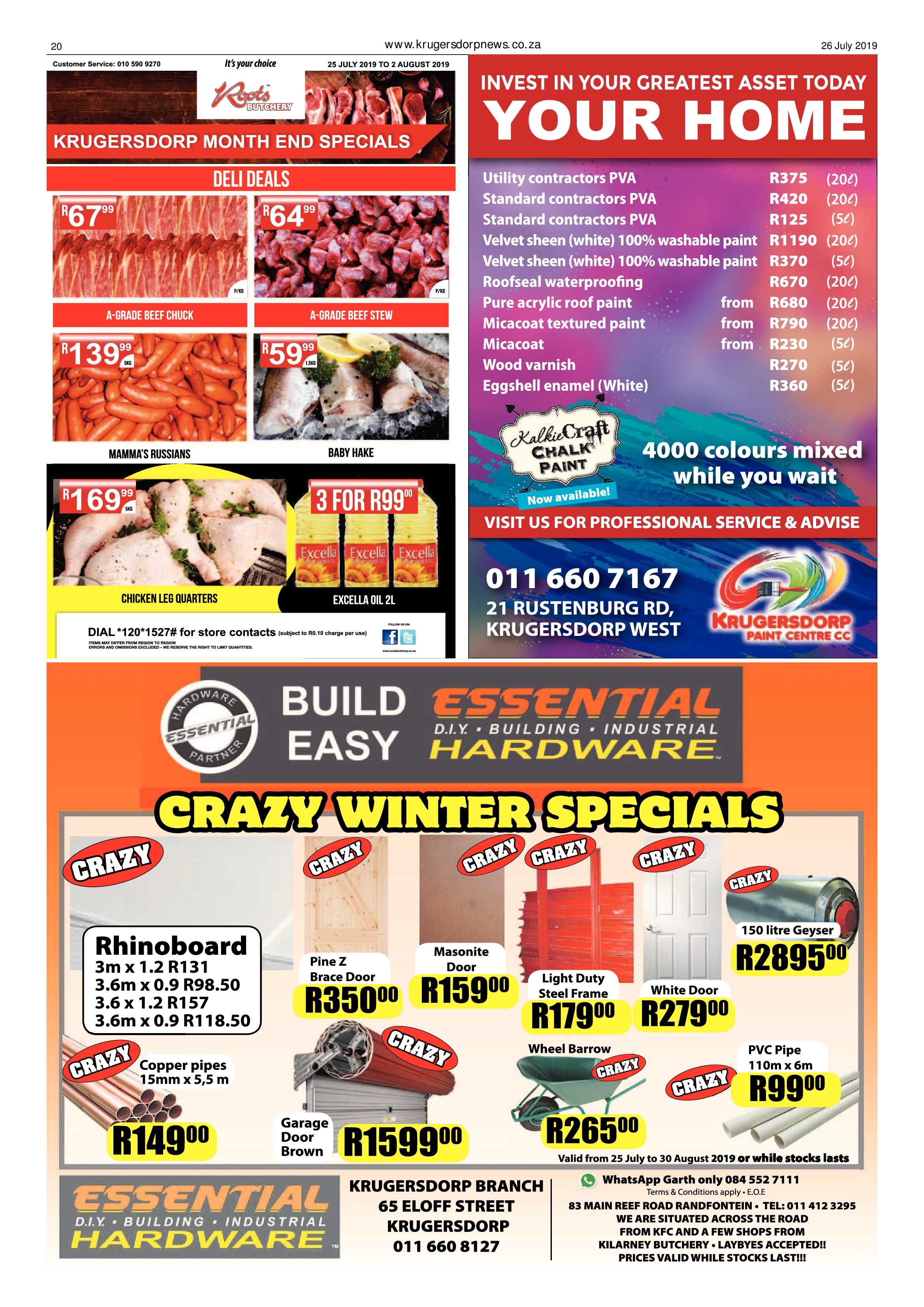 Krugersdorp News 26 July 2019 page 20