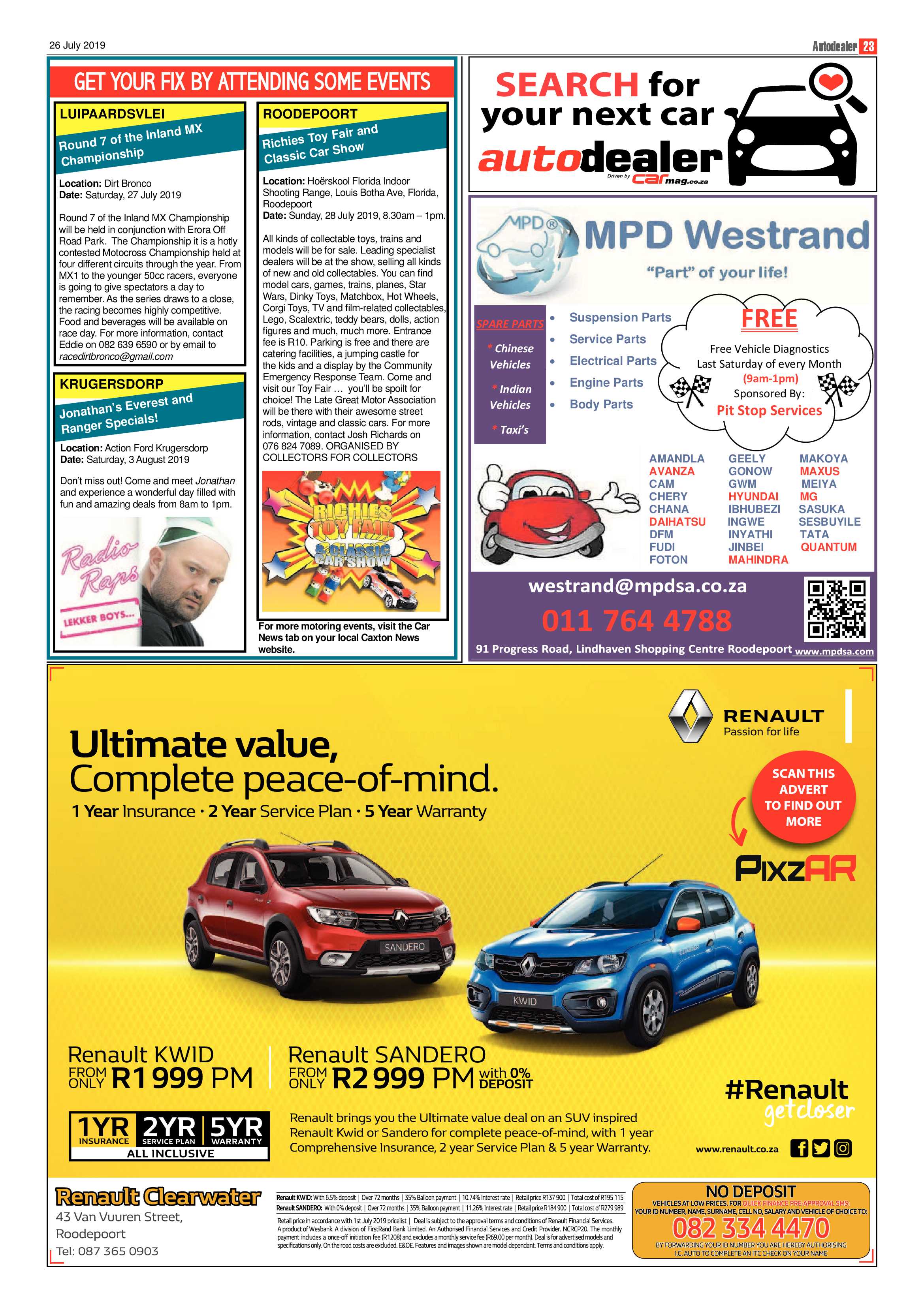 Krugersdorp News 26 July 2019 page 23