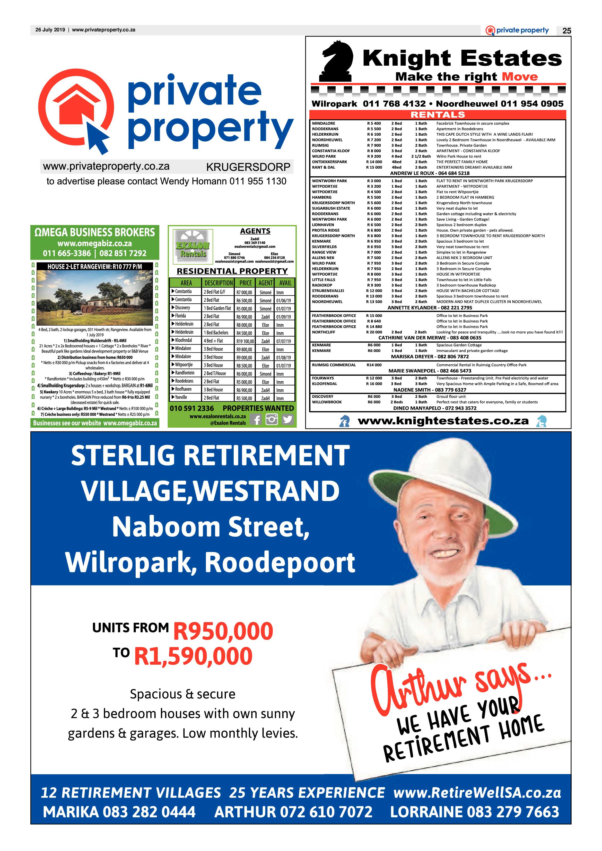 Krugersdorp News 26 July 2019 page 25