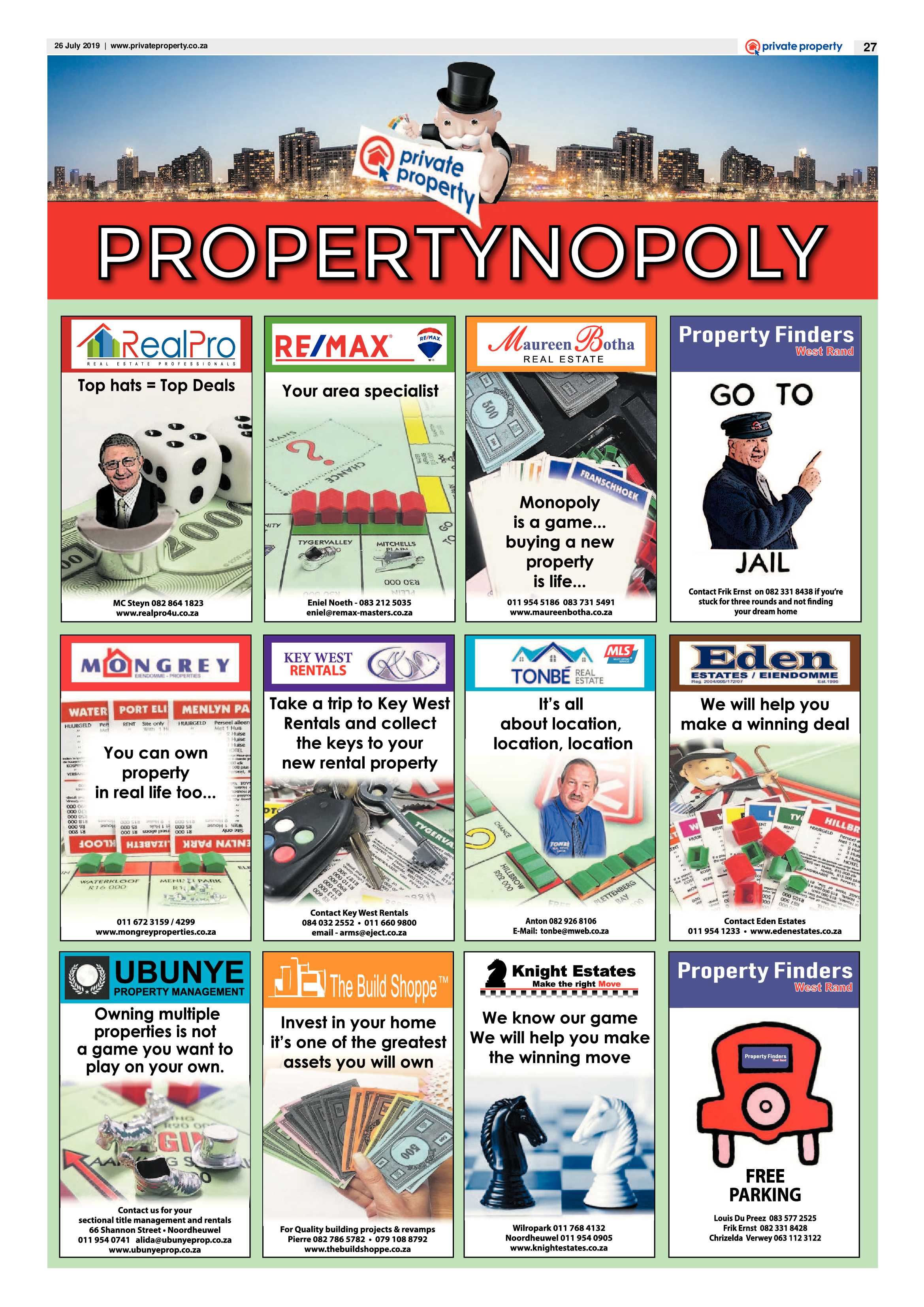 Krugersdorp News 26 July 2019 page 27
