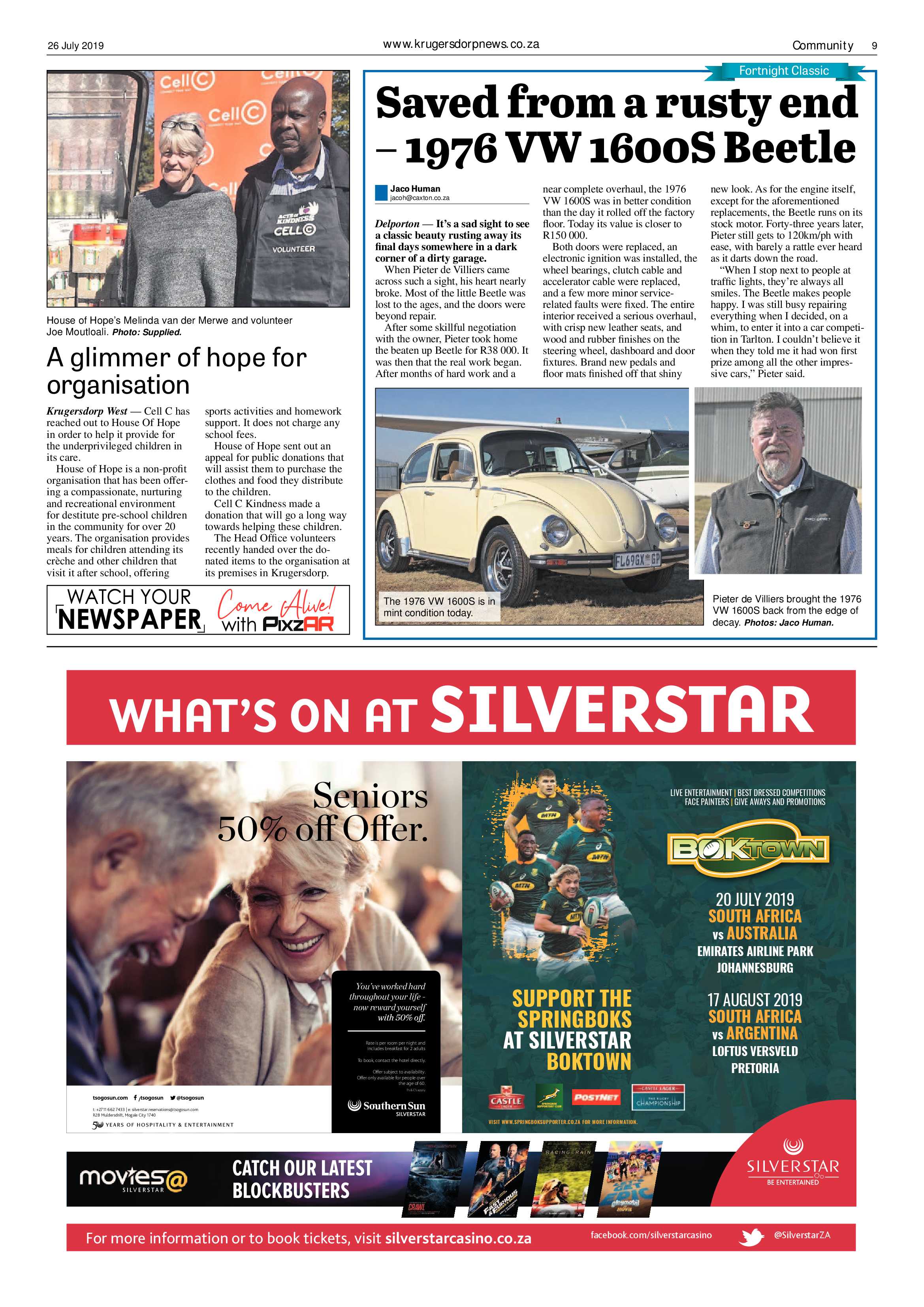 Krugersdorp News 26 July 2019 page 9
