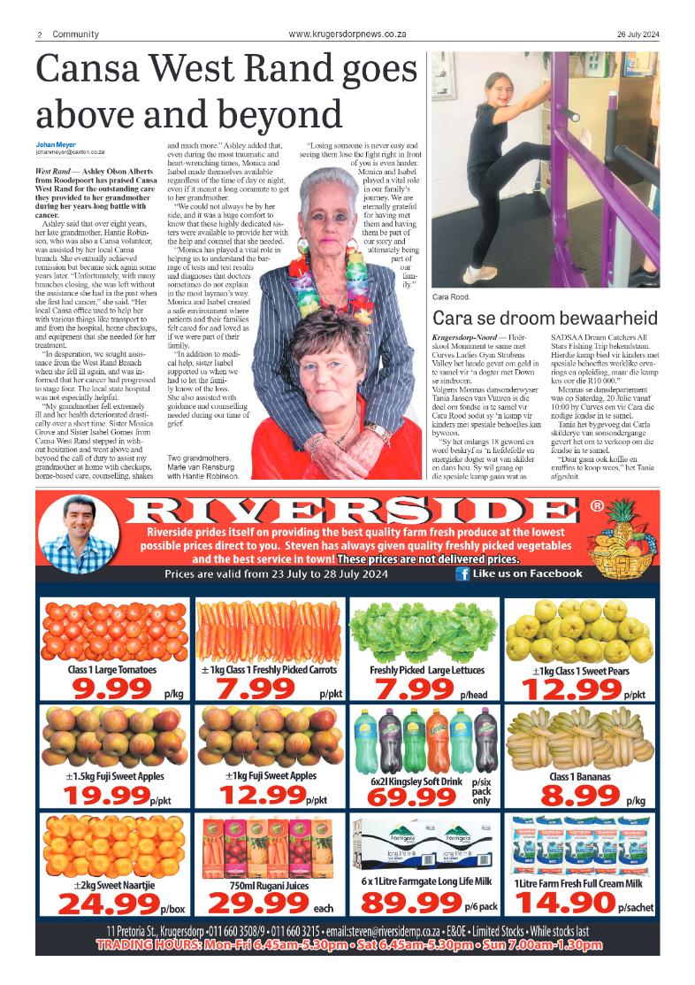 Krugersdorp News 26 July 2024 page 2